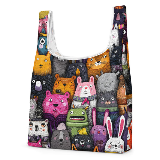Sac Shopping Léger "ANIMAL FRIENDS" - French Bazar - 3422235_22801