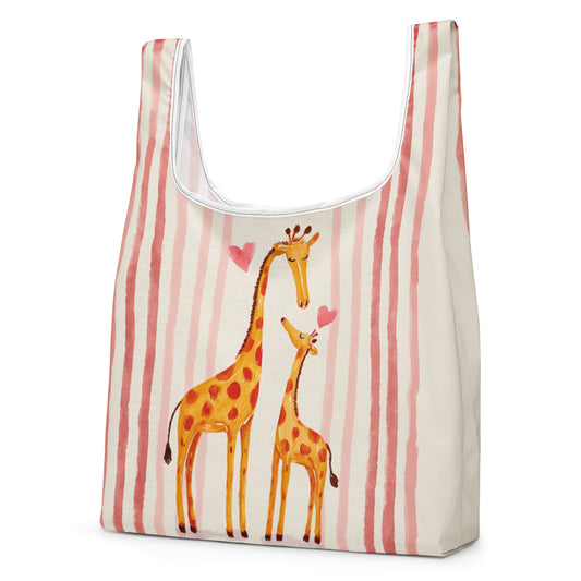 Sac Shopping Léger "AMOUR GIRAFE" - French Bazar - 8744915_22801