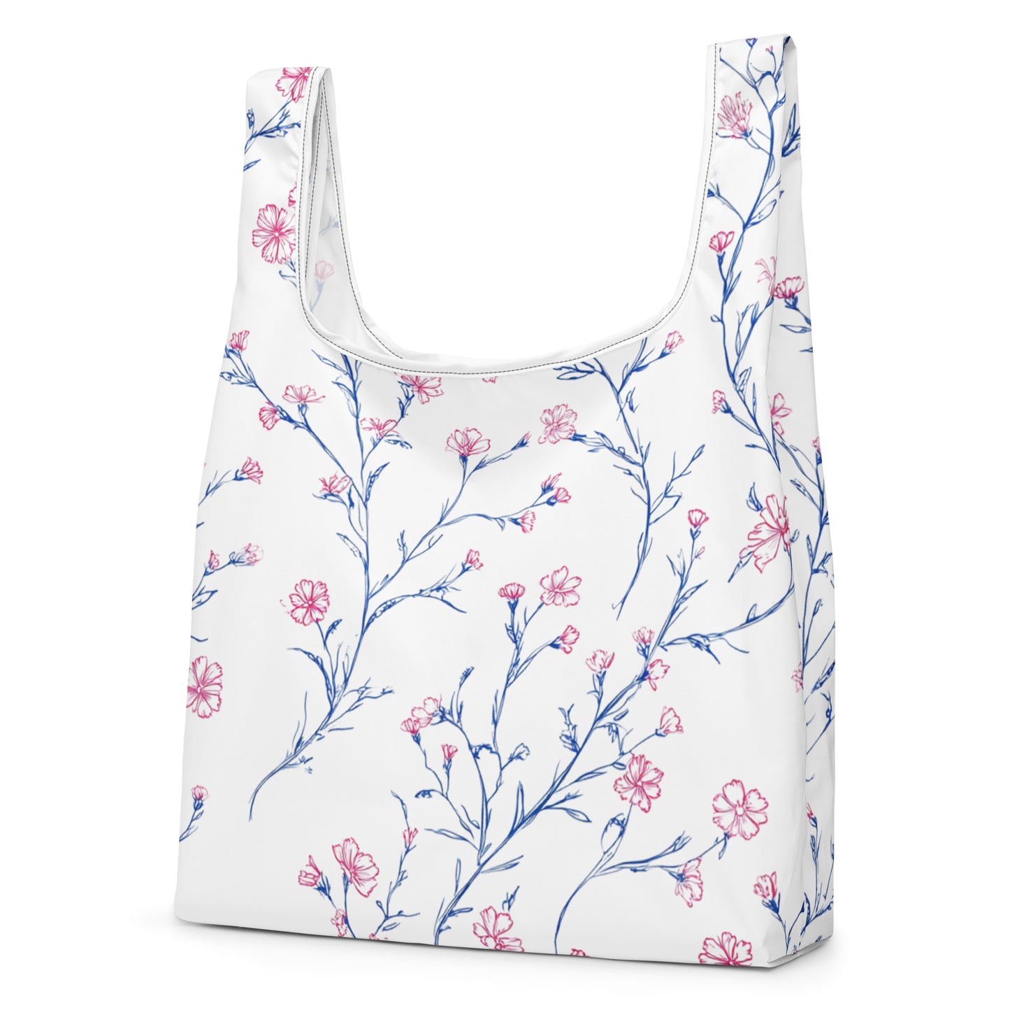 Sac Shopping Léger "DELICATE FLOWERS" - French Bazar - 1766425_22801