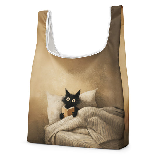 Sac Shopping Léger "READING CAT" - French Bazar - 3290215_22801