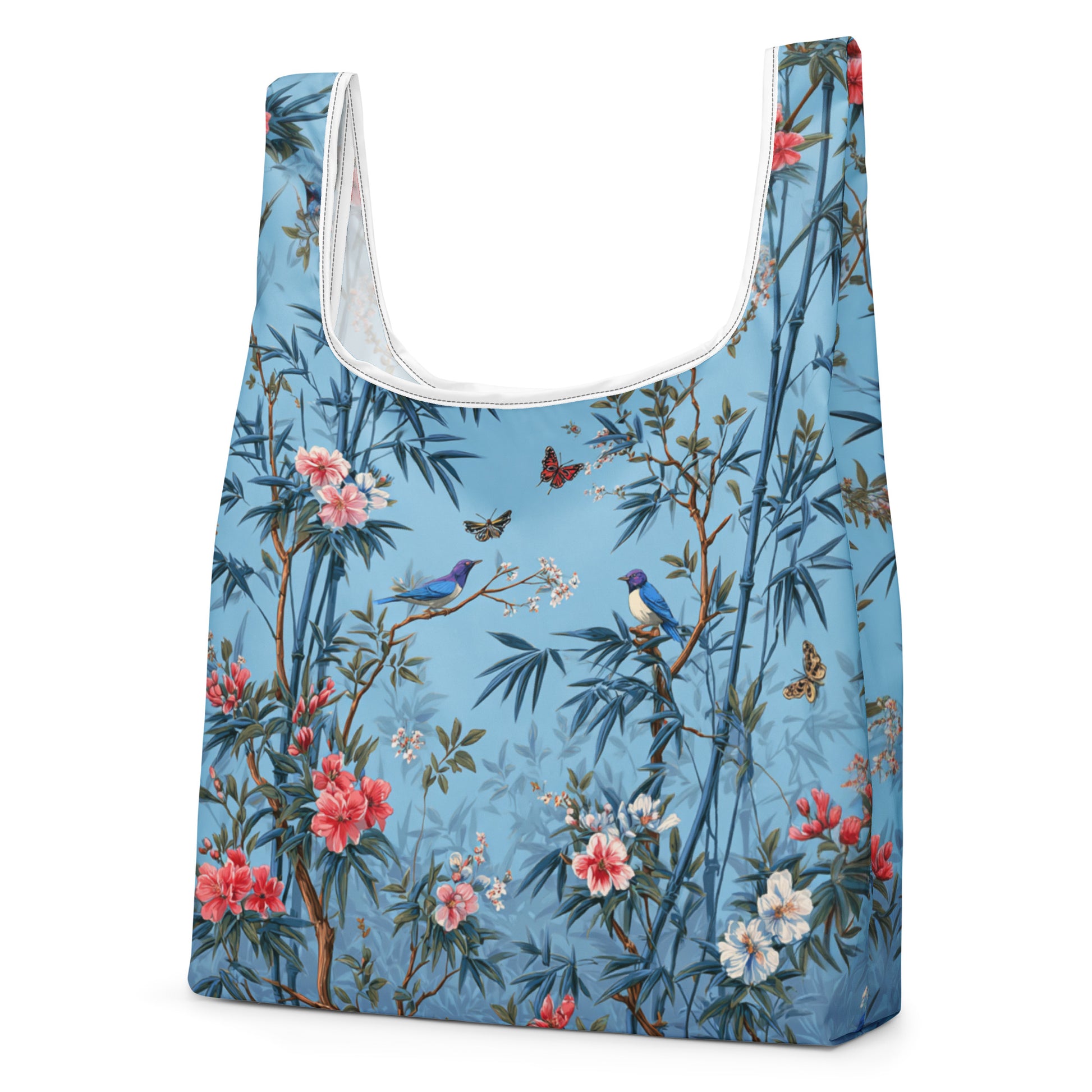 Sac Shopping Léger "BLUE BAMBOOS" - French Bazar - 9269057_22801