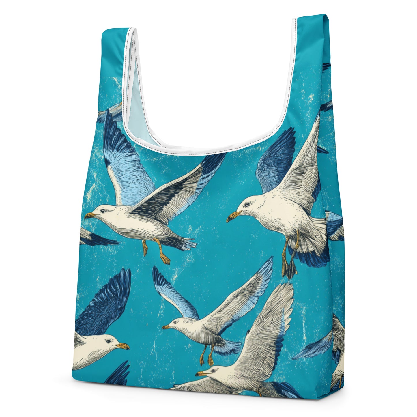 Sac Shopping Léger "MOUETTES BLEUES" - French Bazar - 2925699_22801