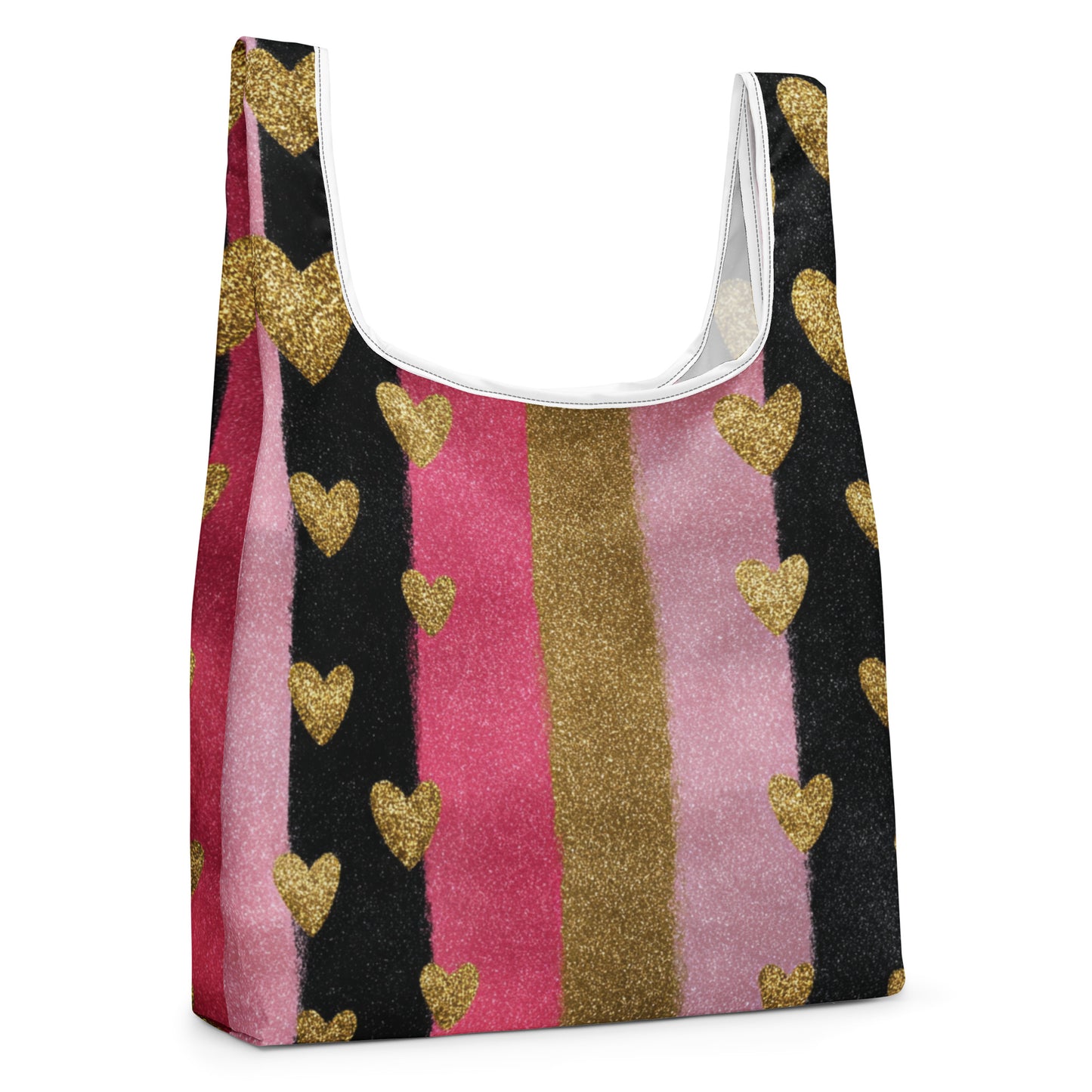 Sac Shopping Léger "GOLDEN HEARTS" - French Bazar - 2292408_22801