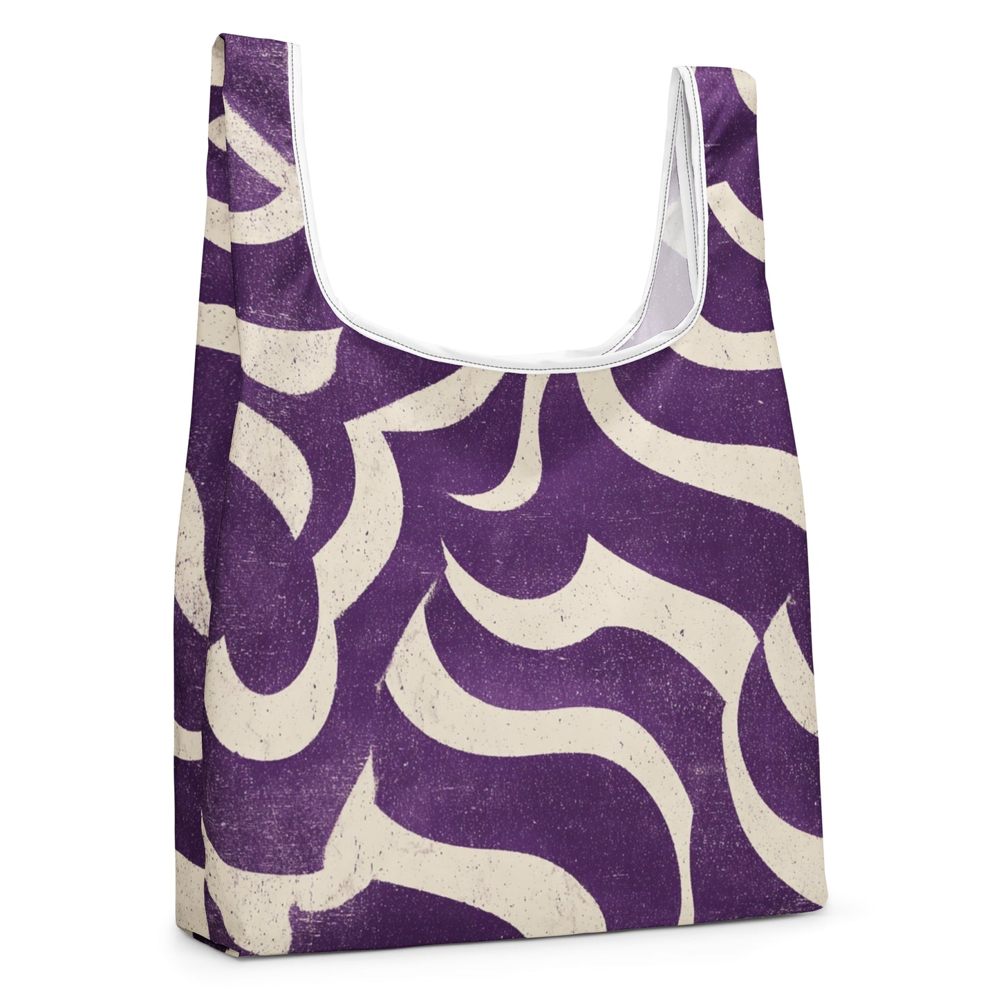 Sac Shopping Léger "PURPLE WAVES" - French Bazar - 1403655_22801