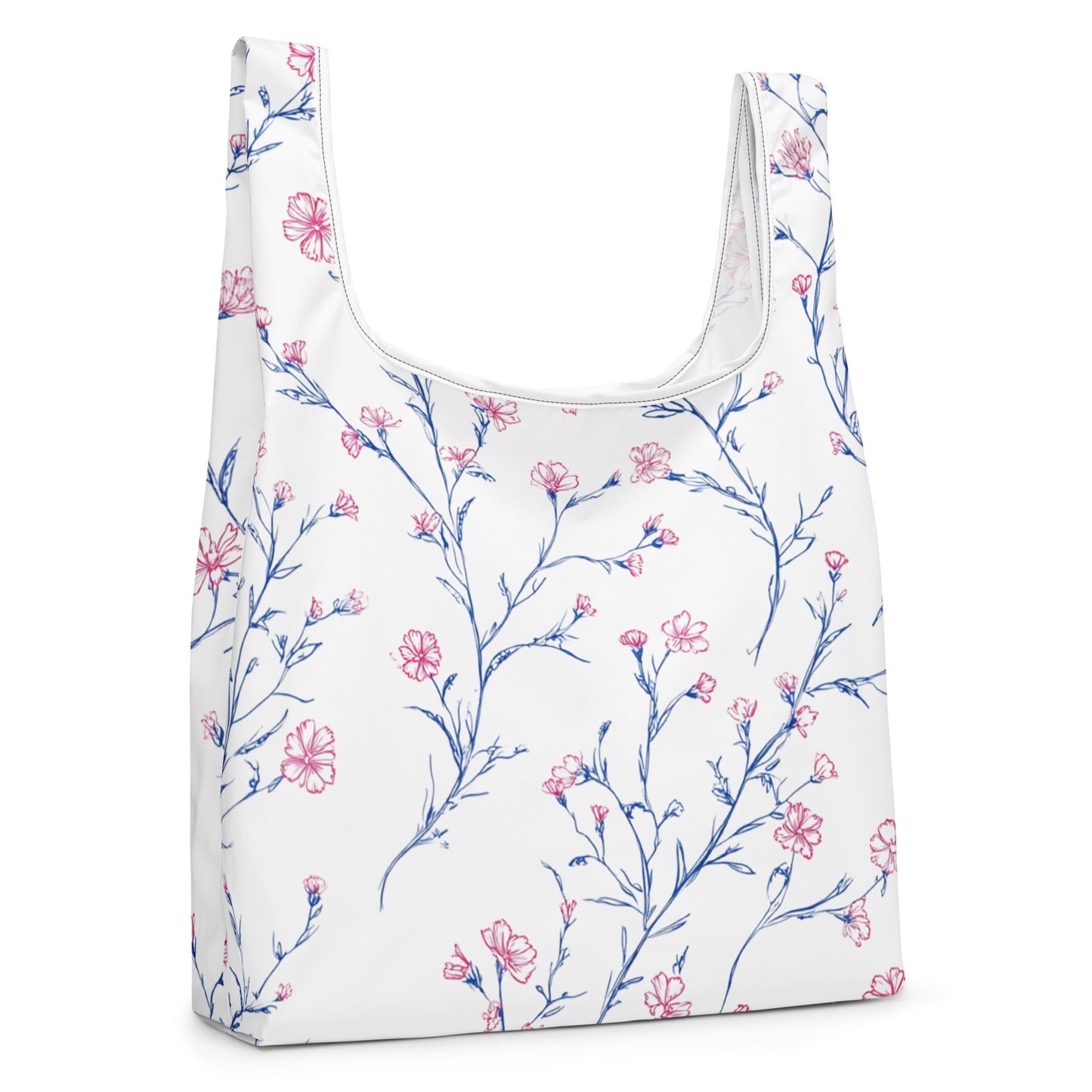 Sac Shopping Léger "DELICATE FLOWERS" - French Bazar - 1766425_22801