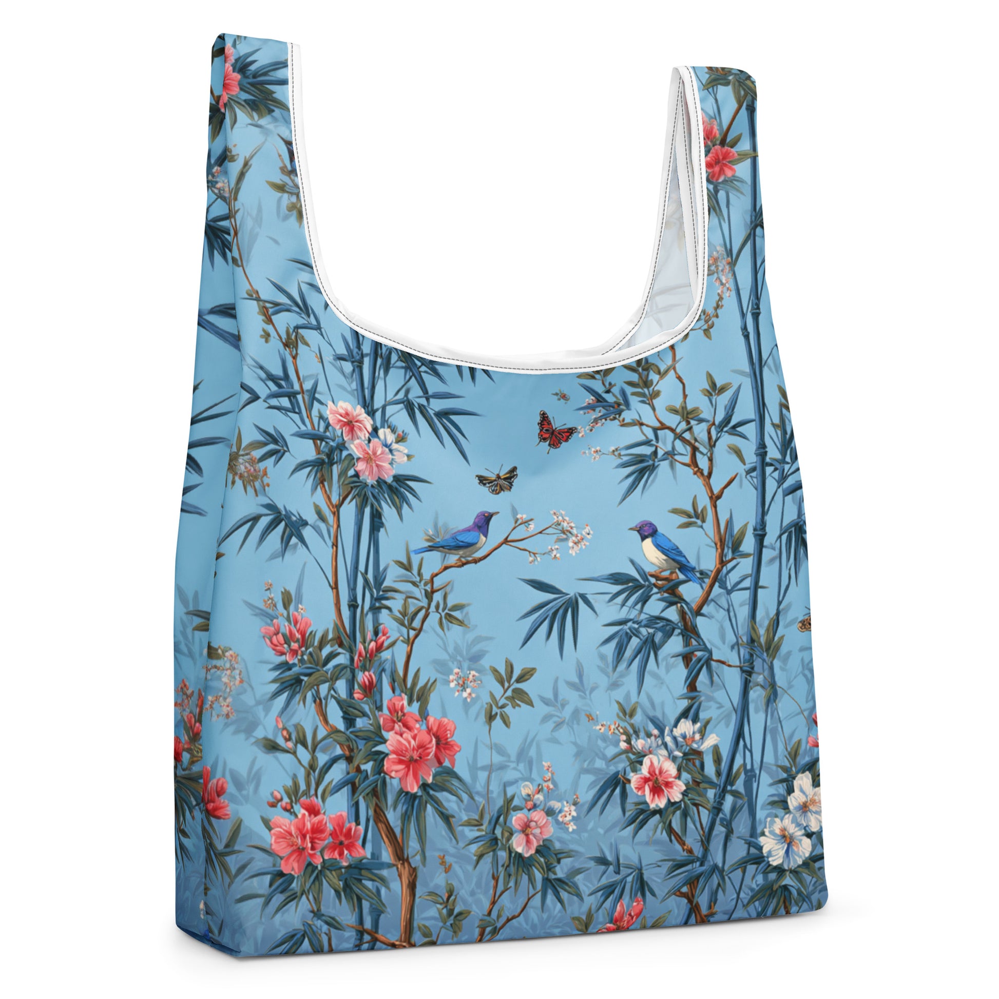 Sac Shopping Léger "BLUE BAMBOOS" - French Bazar - 9269057_22801