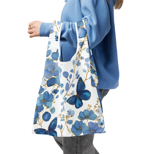 Sac Shopping Léger "BLUE GARDEN"