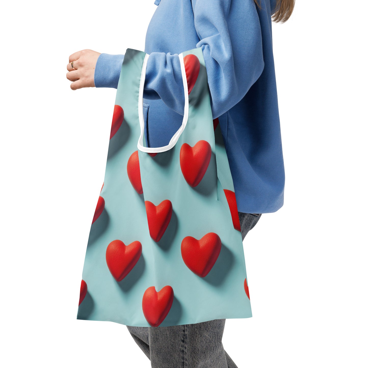 Sac Shopping Léger "HEARTS" - French Bazar - 3925957_22802