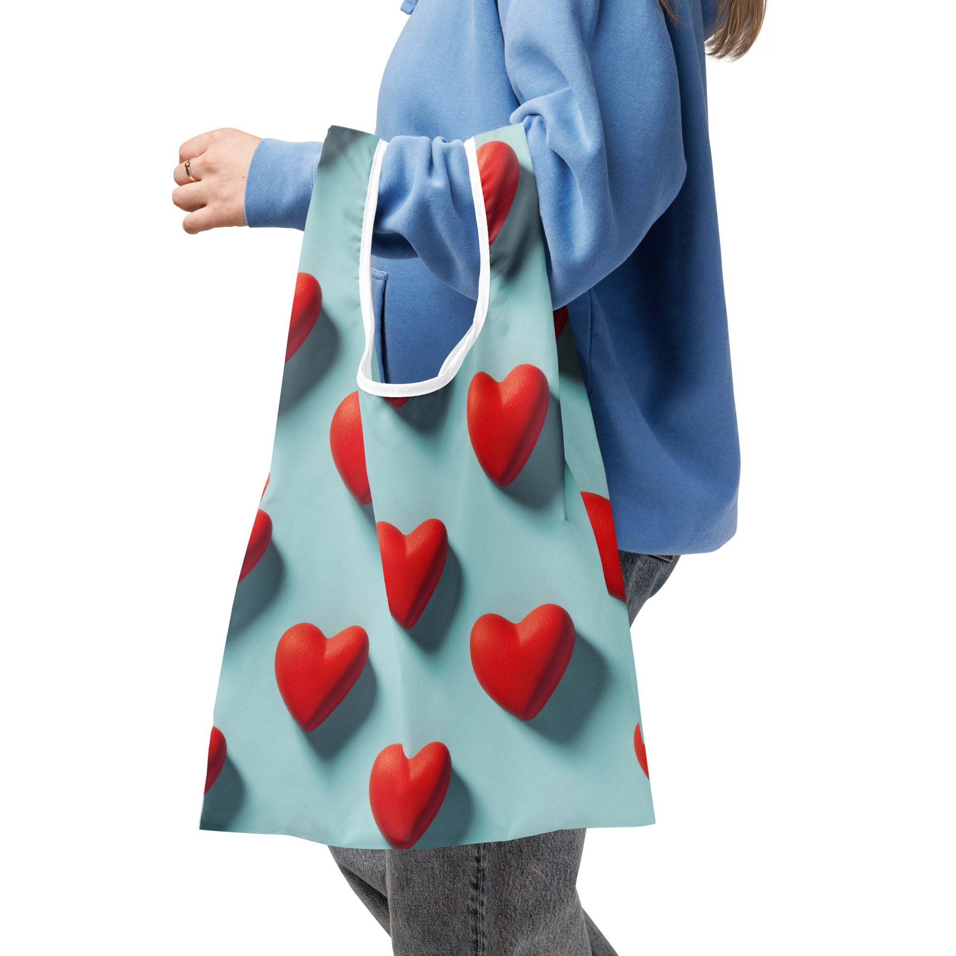 Sac Shopping Léger "HEARTS" - French Bazar - 3925957_22802