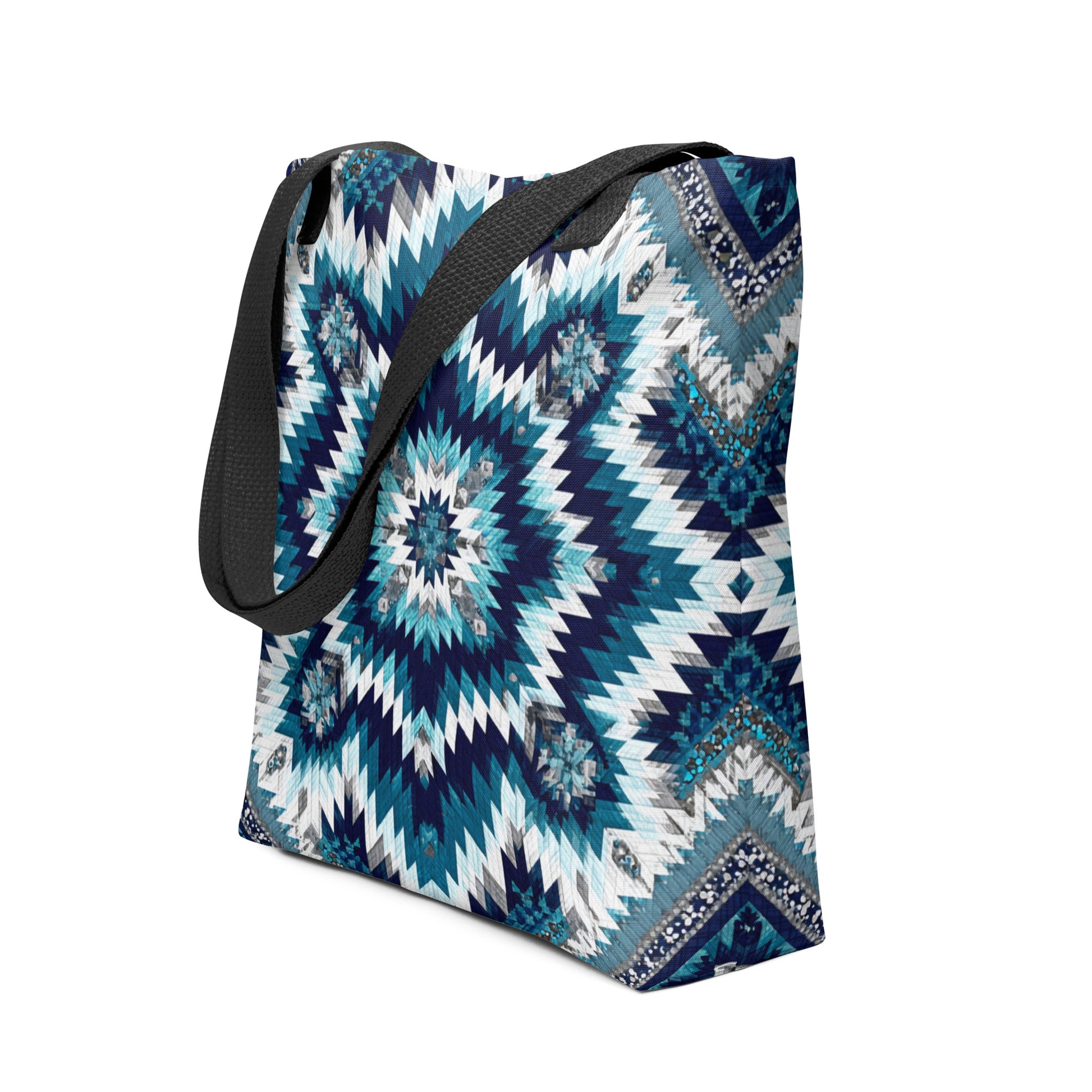 Tote Bag Shopping "BLUE QUILT" - French Bazar - 9879132_4533