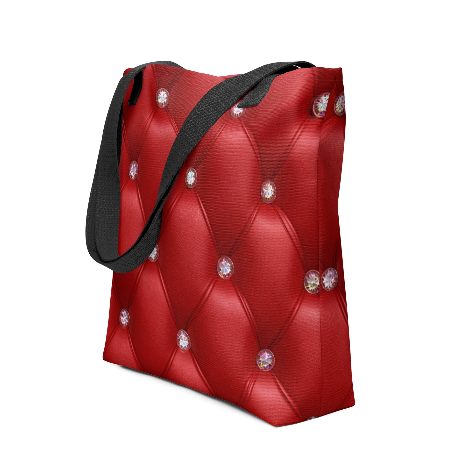 Tote Bag Shopping "STYLE MATELASSÉ ROUGE" - French Bazar - 4139678_4533