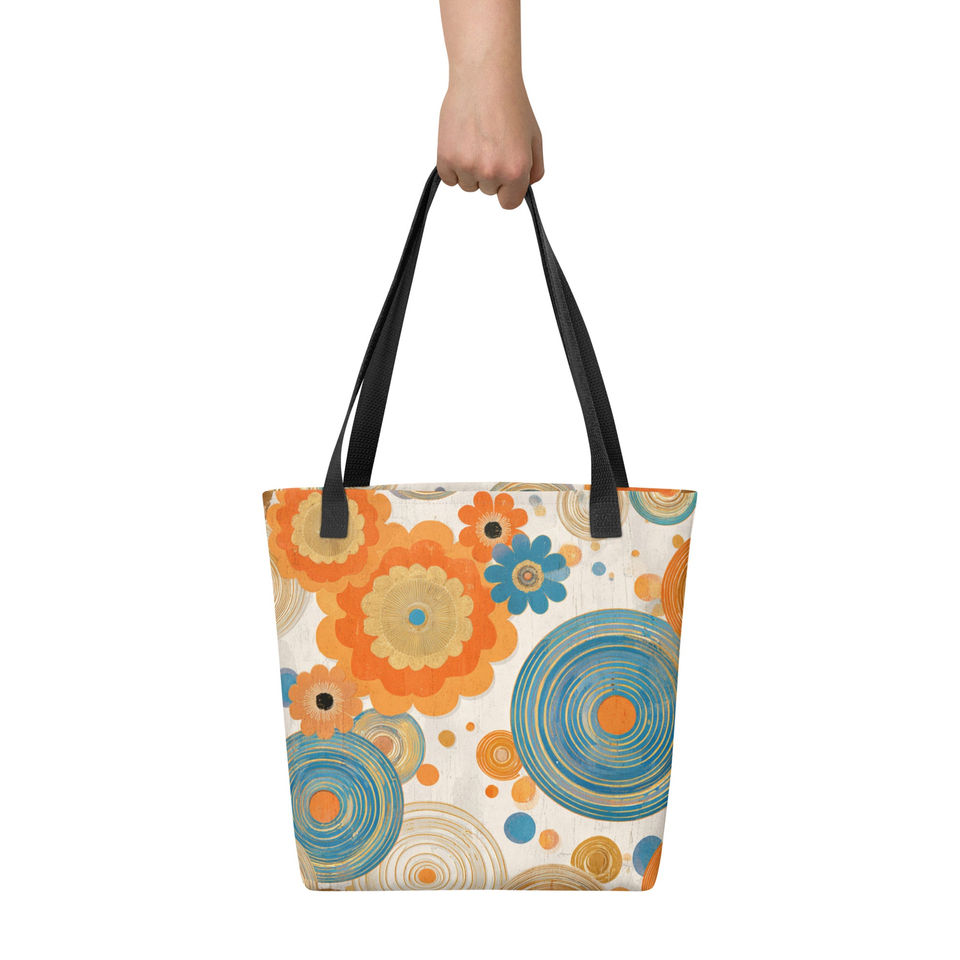 Tote Bag Shopping "ORANGE DREAM" - French Bazar - 4143170_4533