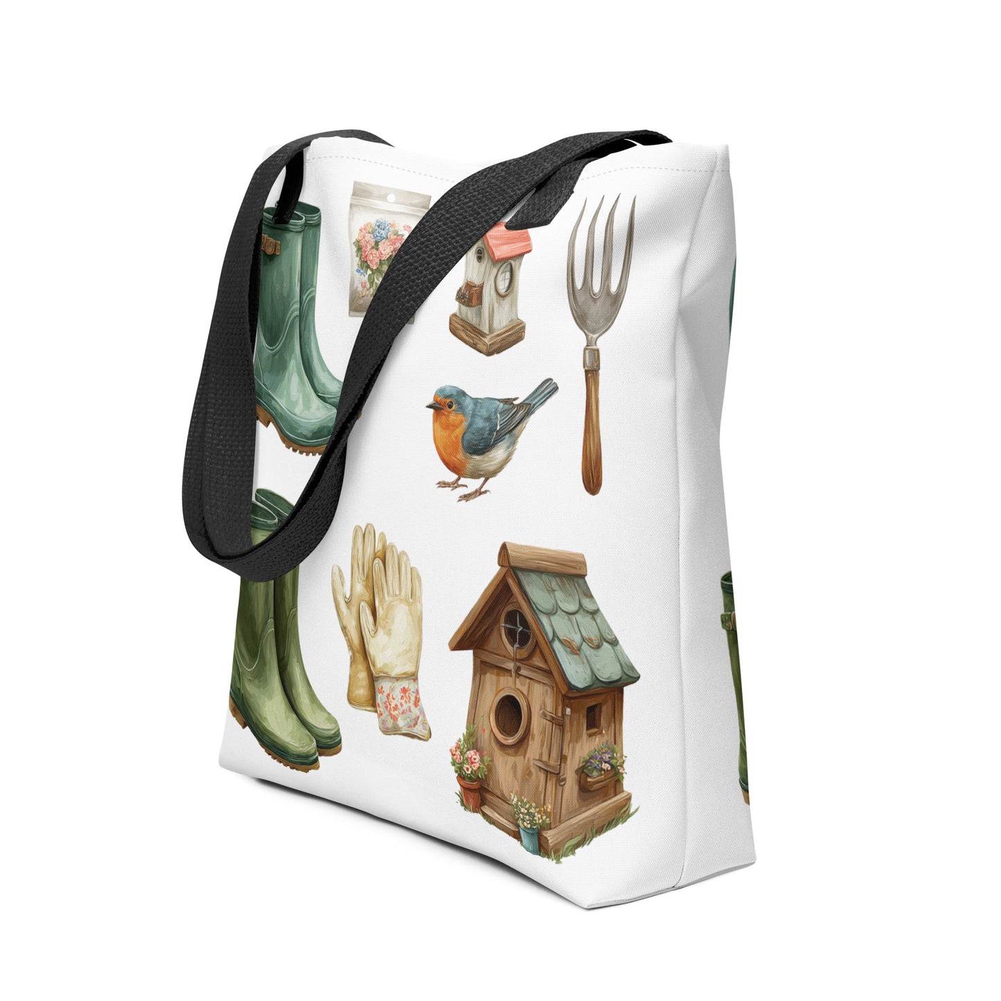 Tote Bag Shopping "AU JARDIN" - French Bazar - 4419309_4533