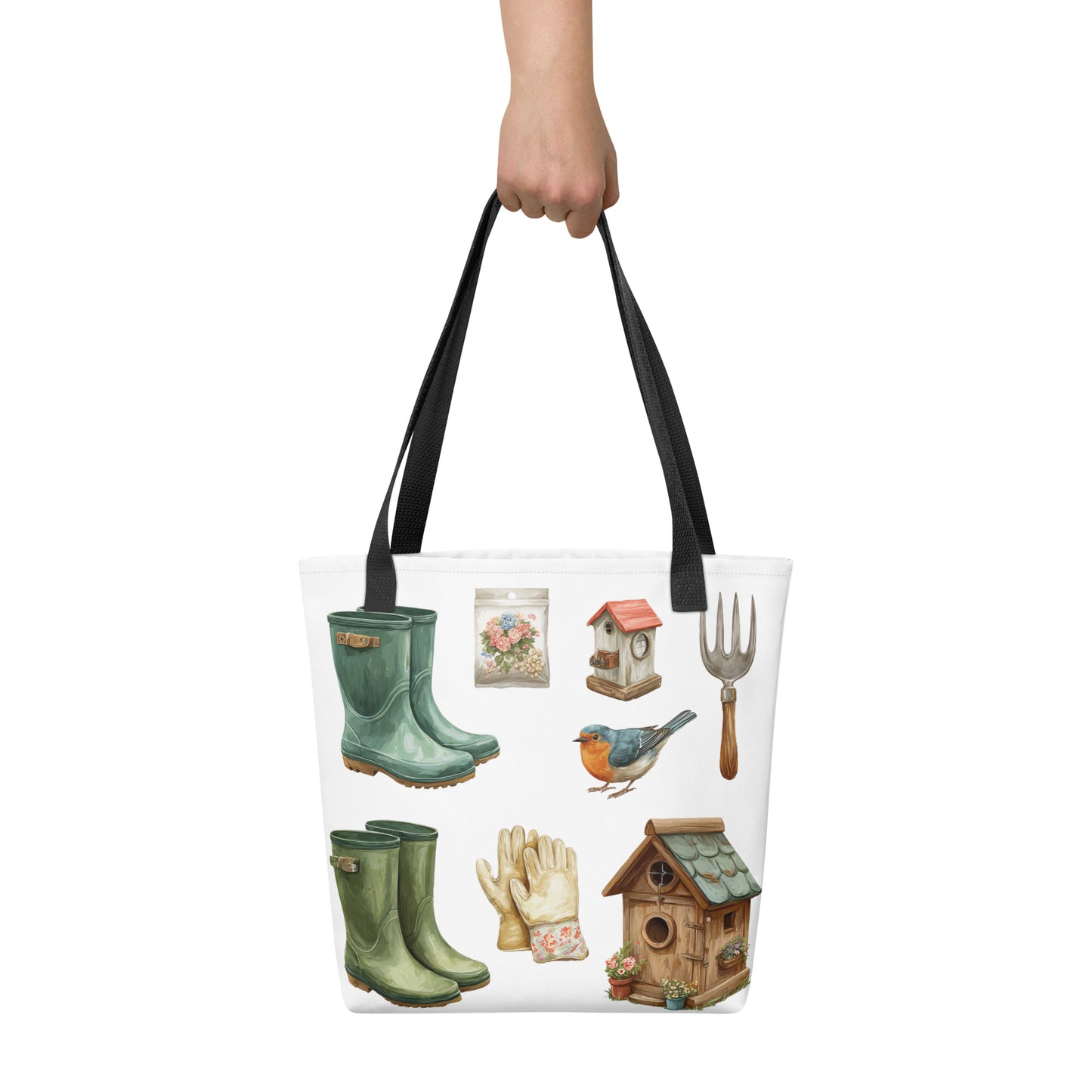 Tote Bag Shopping "AU JARDIN" - French Bazar - 4419309_4533