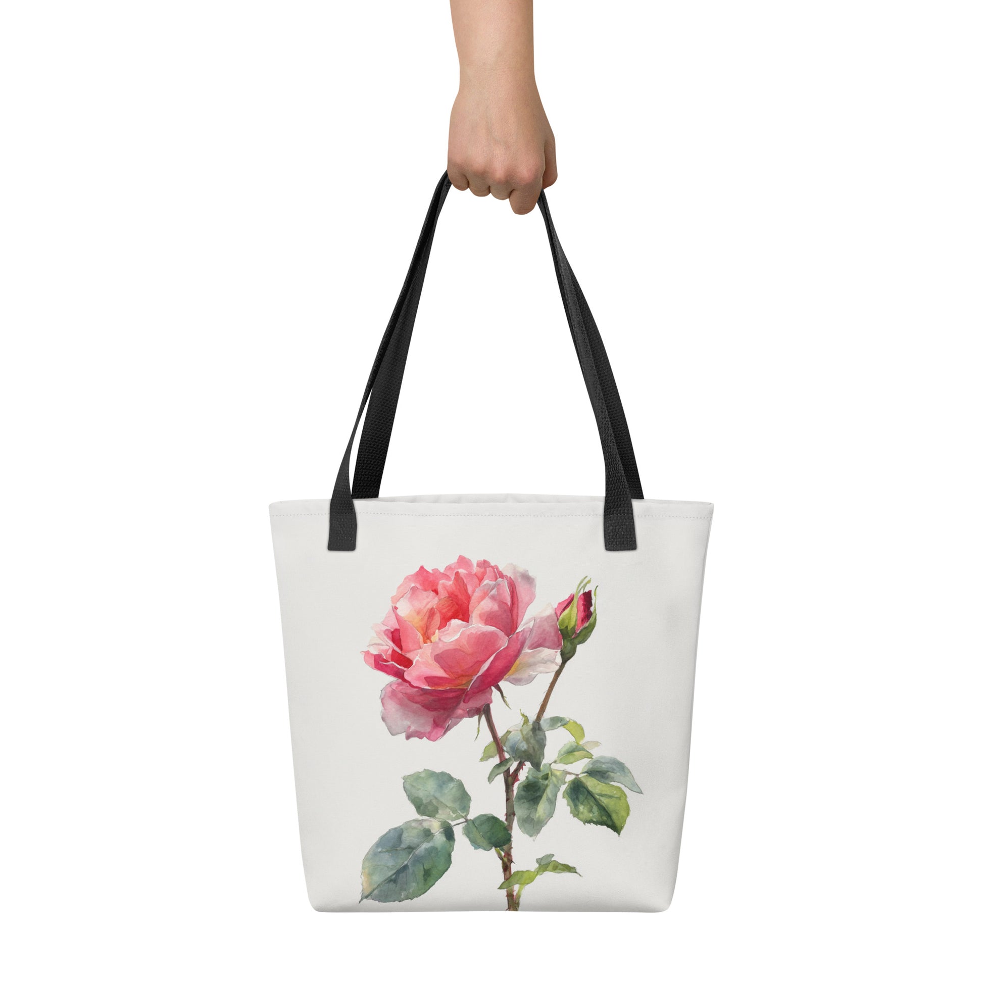 Tote Bag Shopping "BEAUTIFUL ROSE" - French Bazar - 6917184_4533