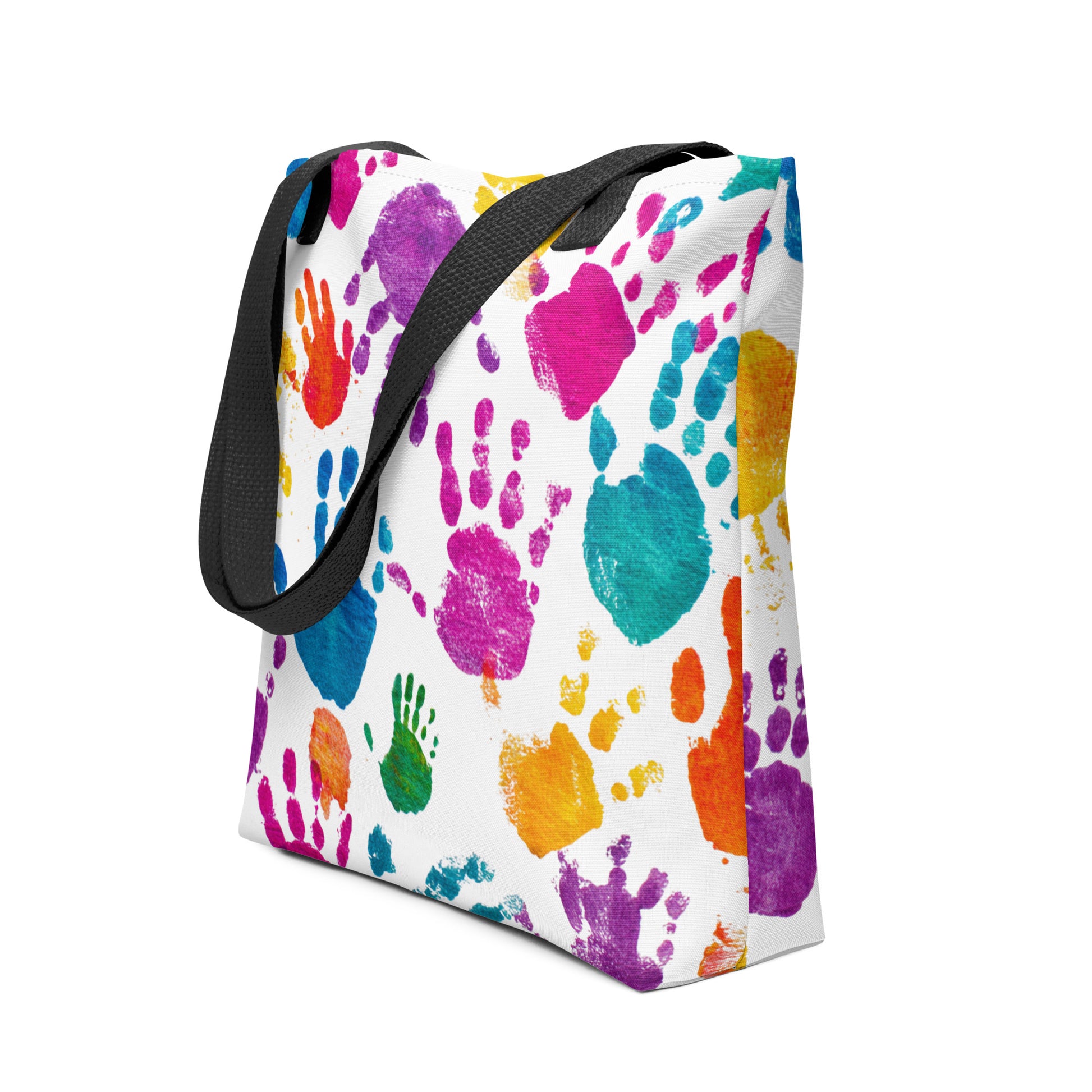 Tote Bag Shopping "PAINTING HANDS" - French Bazar - 6839543_4533