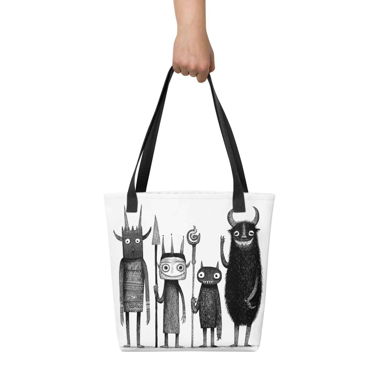 Tote Bag Shopping "ART BRUT" - French Bazar - 9772584_4533