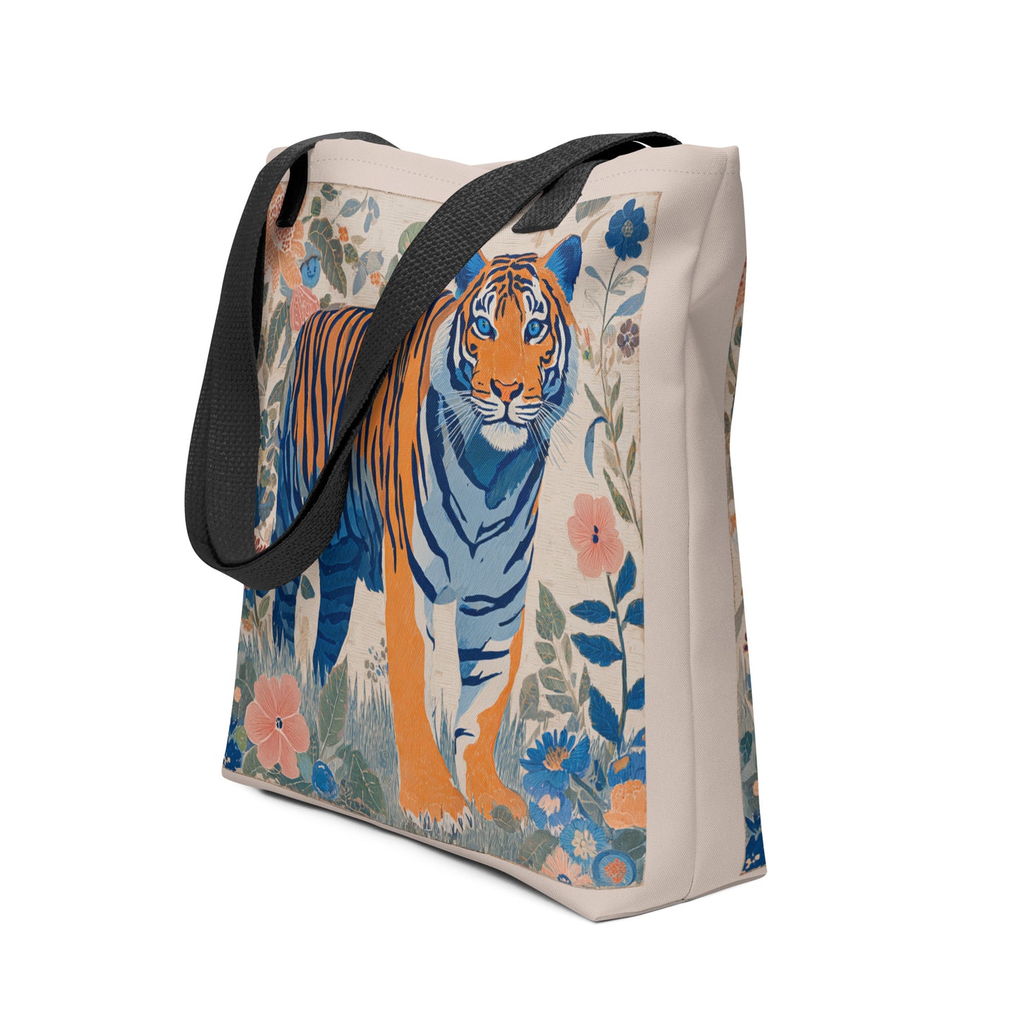 Tote Bag Shopping "BLUE TIGER" - French Bazar - 6999406_4533
