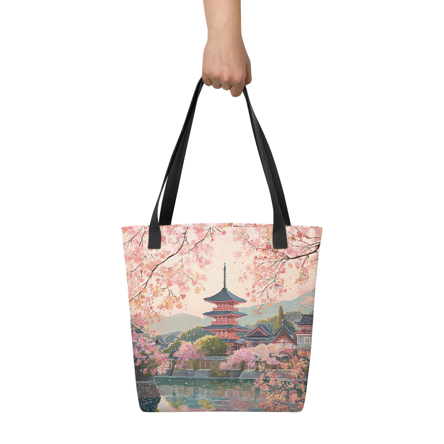 Tote Bag Shopping "TEMPLE JAPONAIS - French Bazar - 2832048_4533