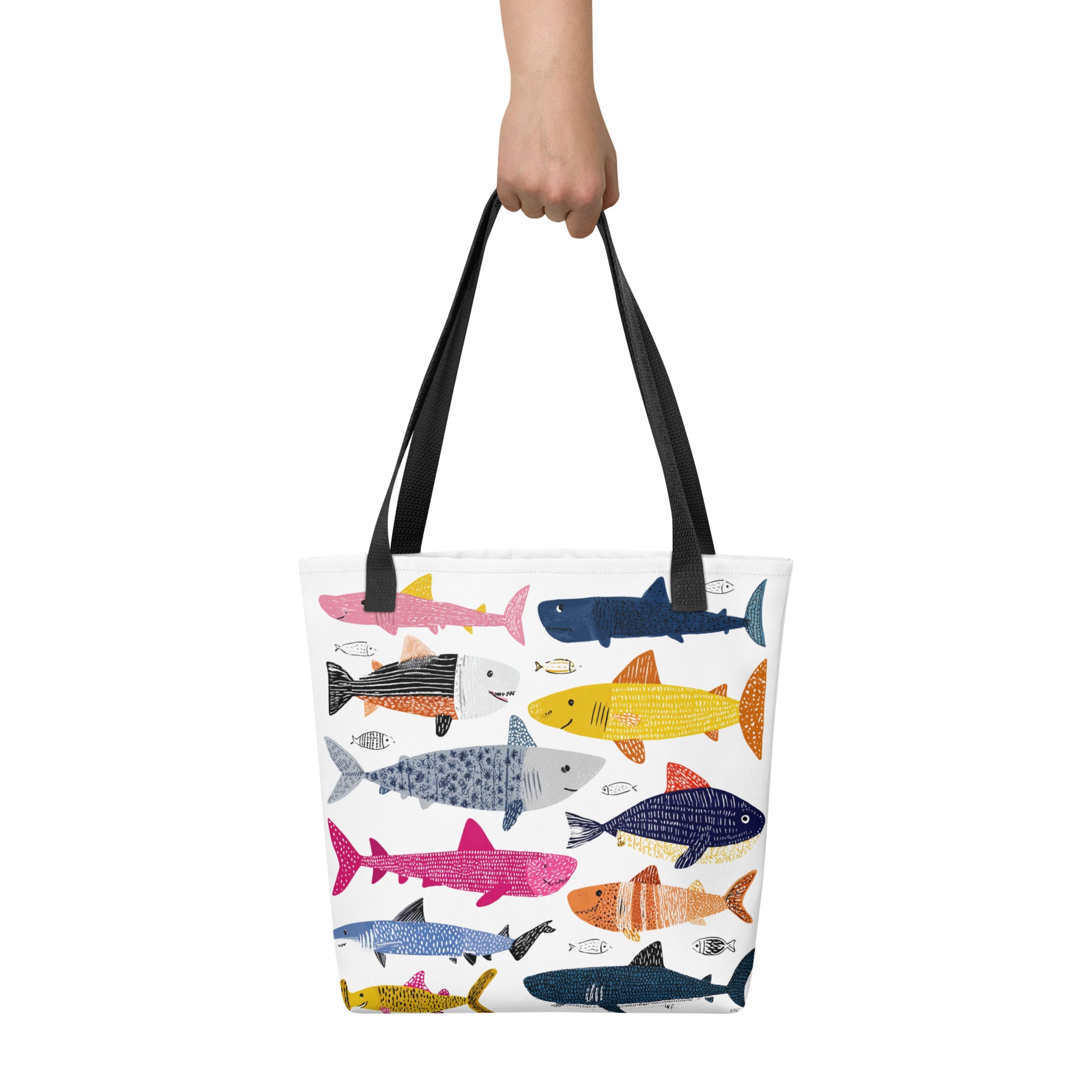 Tote Bag Shopping "SHARKS" - French Bazar - 7782628_4533