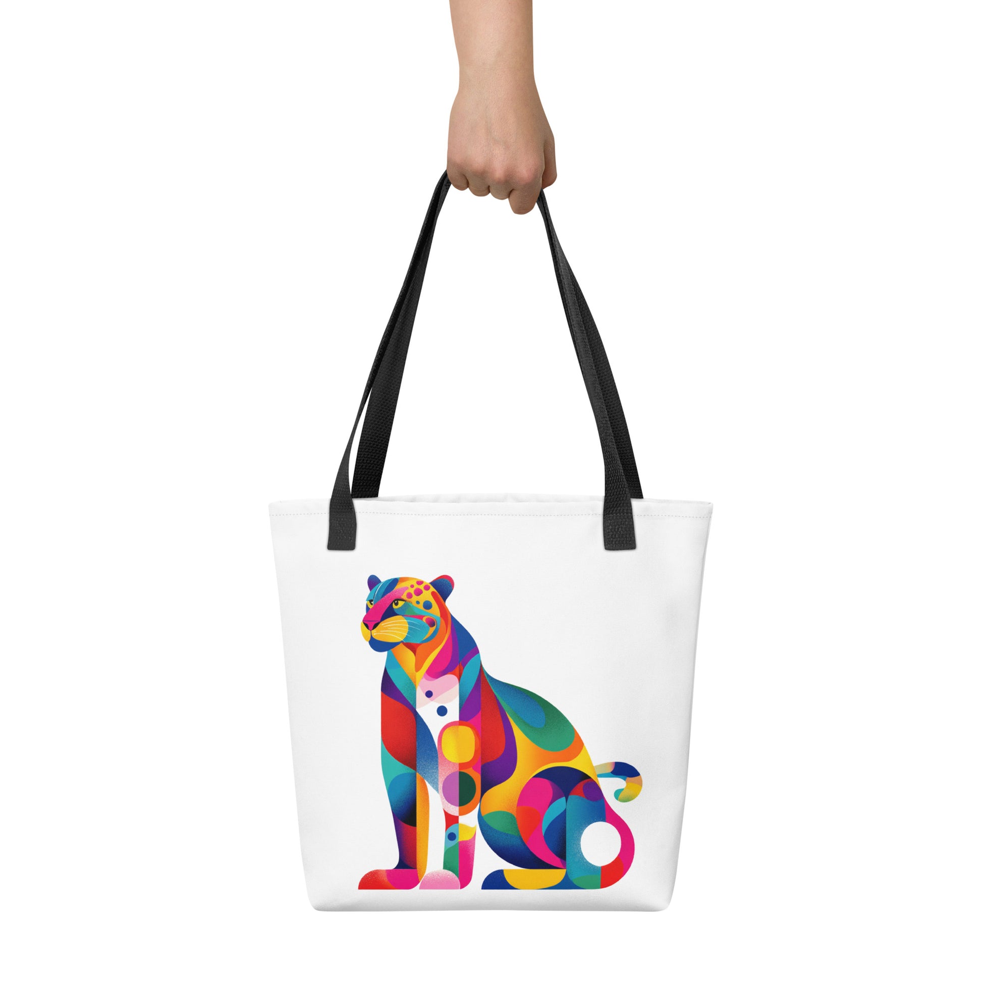 Tote Bag Shopping "COLORFUL JAGUAR" - French Bazar - 2788349_4533