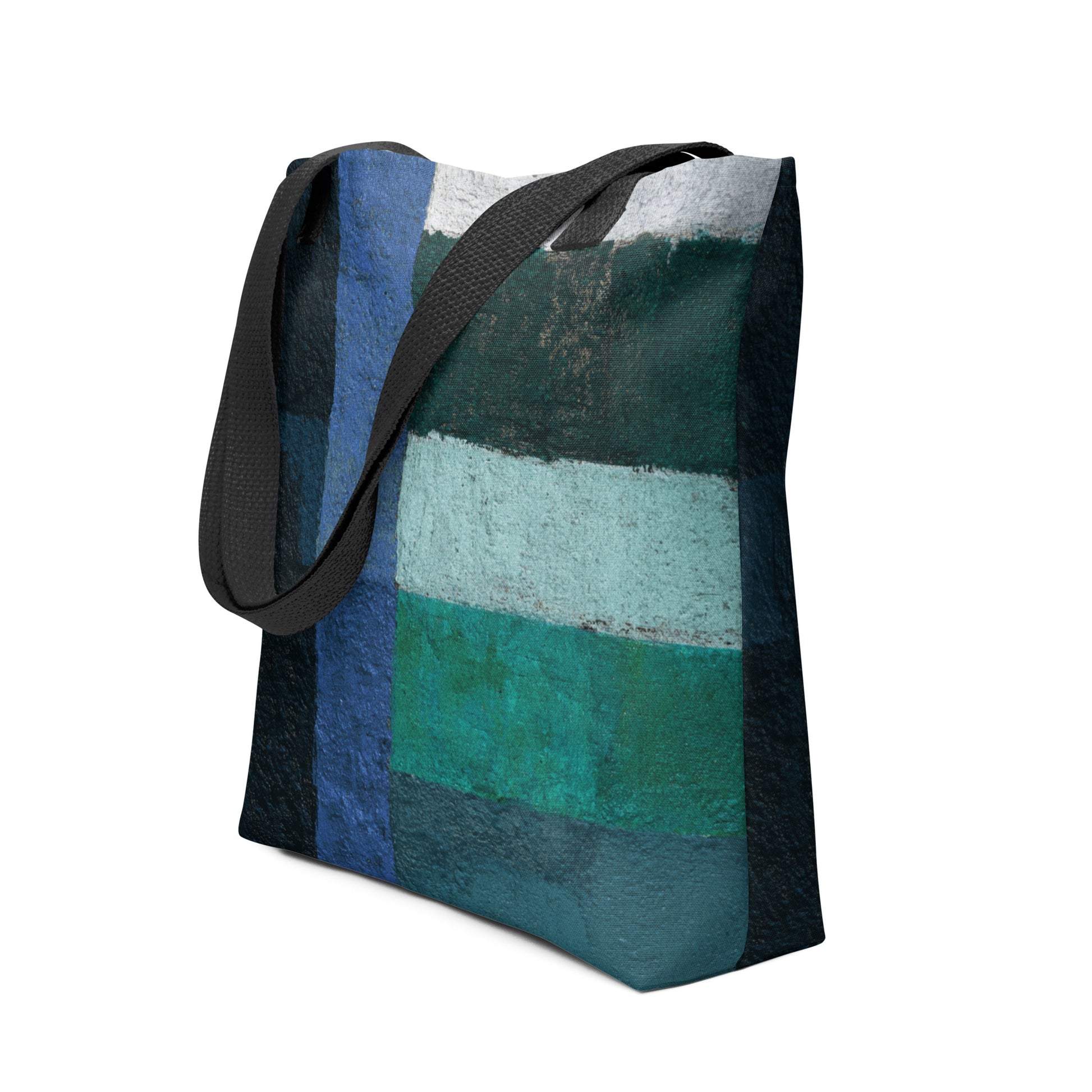 Tote Bag Shopping "BLUE AND GREEN" - French Bazar - 8011024_4533