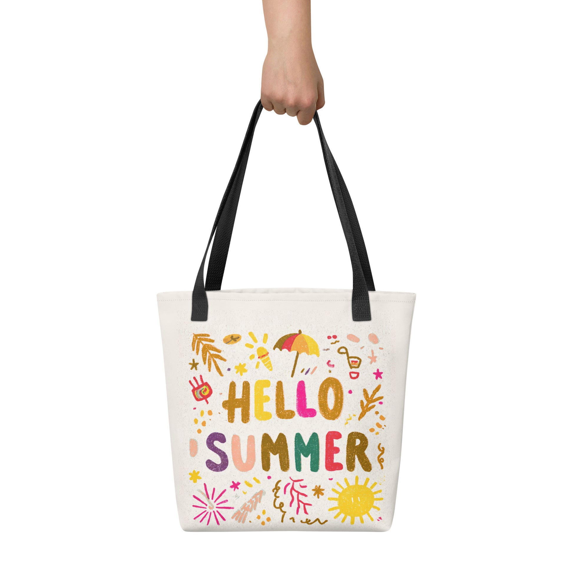 Tote Bag Shopping "HELLO SUMMER" - French Bazar - 8964015_4533