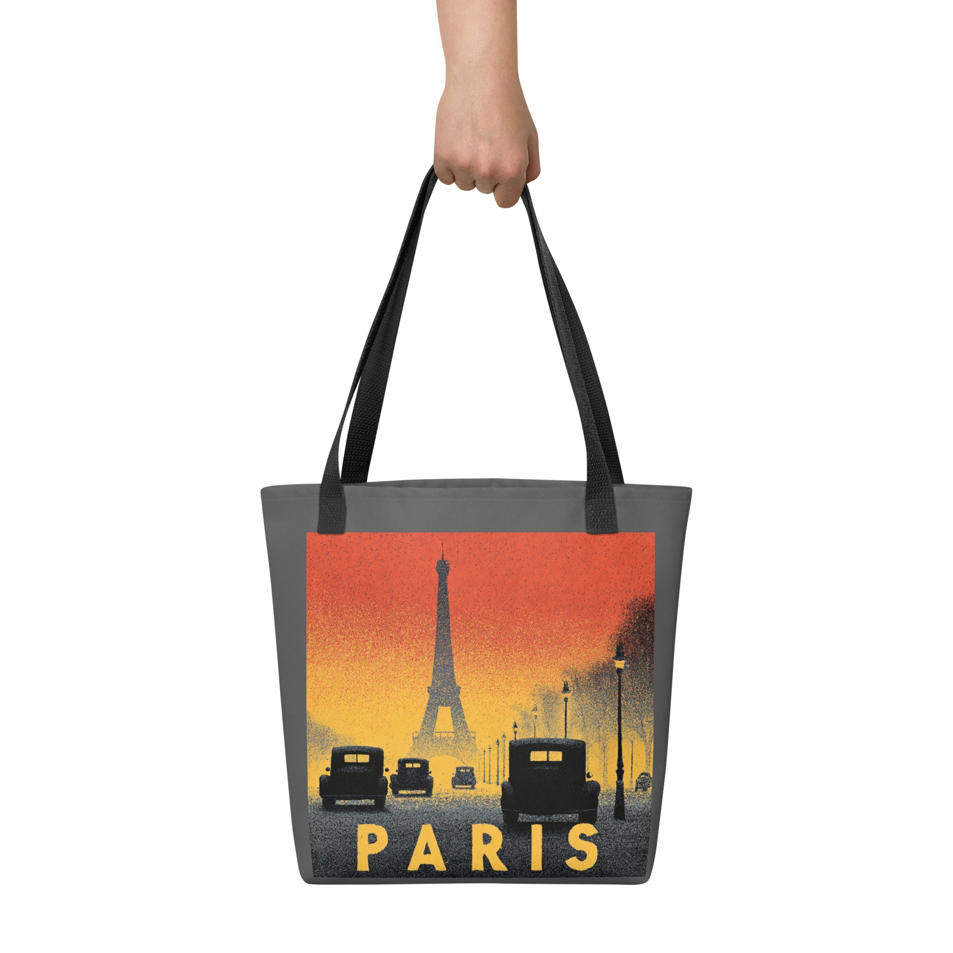 Tote Bag Shopping "PARIS RETRO STREET" - French Bazar - 3909045_4533