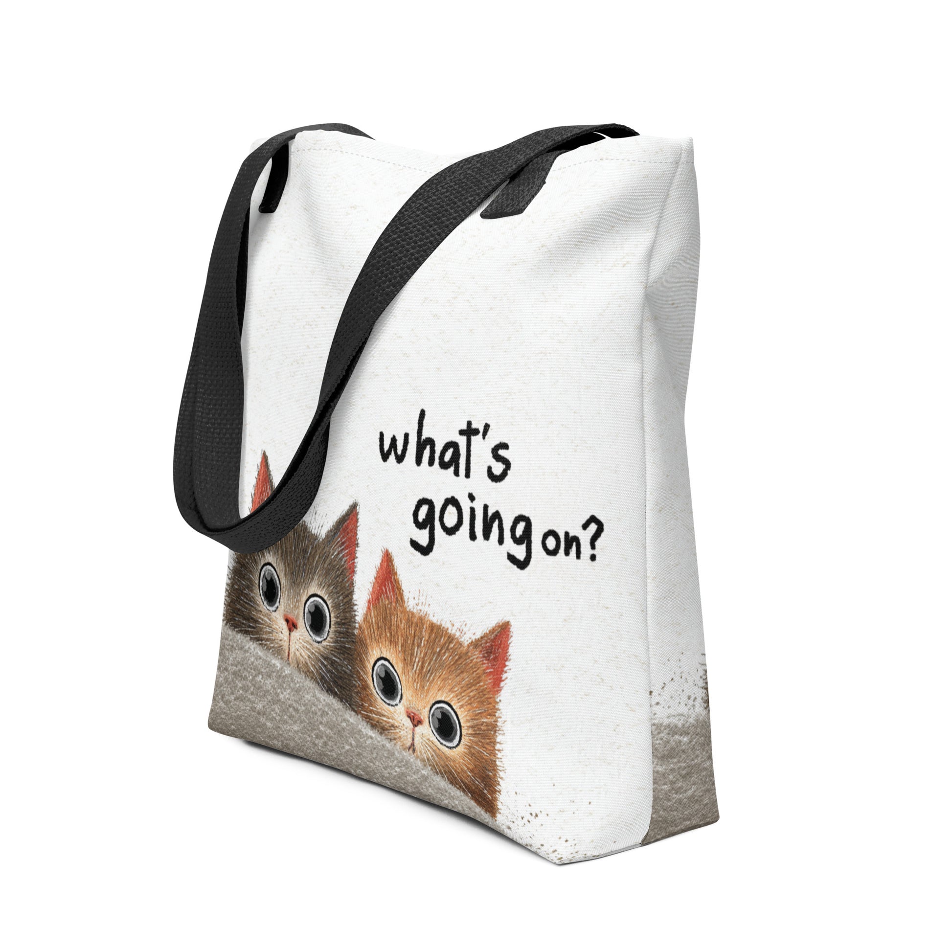 Tote Bag Shopping "WHAT'S GOING ON?" - French Bazar - 5158778_4533