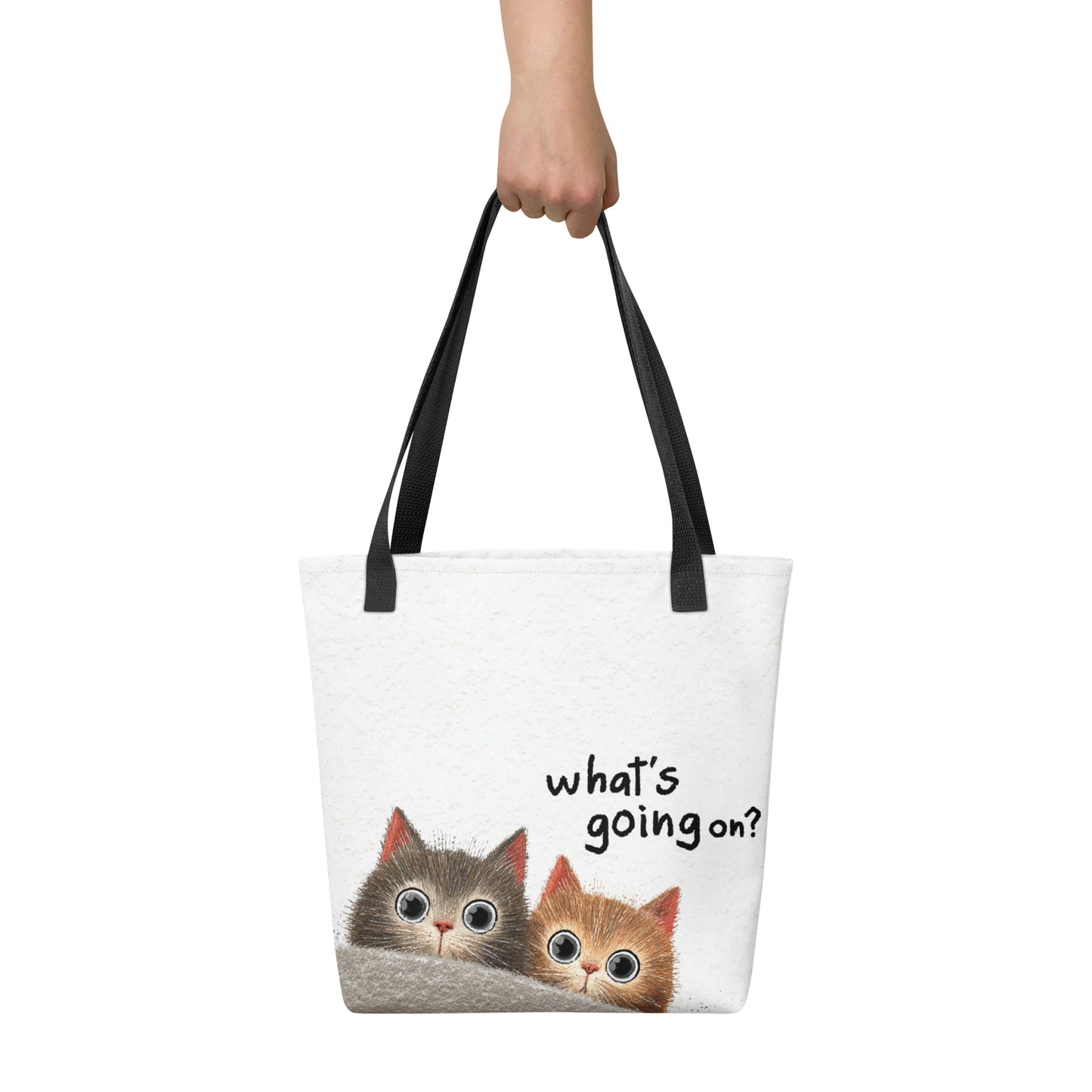 Tote Bag Shopping "WHAT'S GOING ON?" - French Bazar - 5158778_4533
