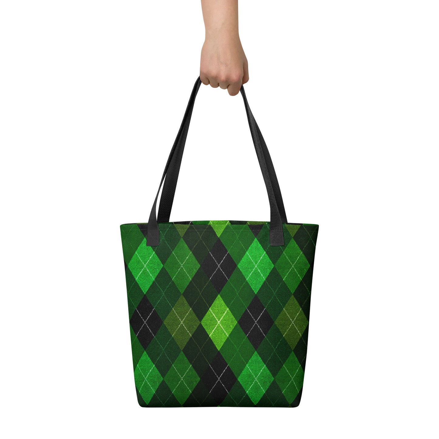 Tote Bag Shopping "DAMIER VERT" - French Bazar - 8461267_4533