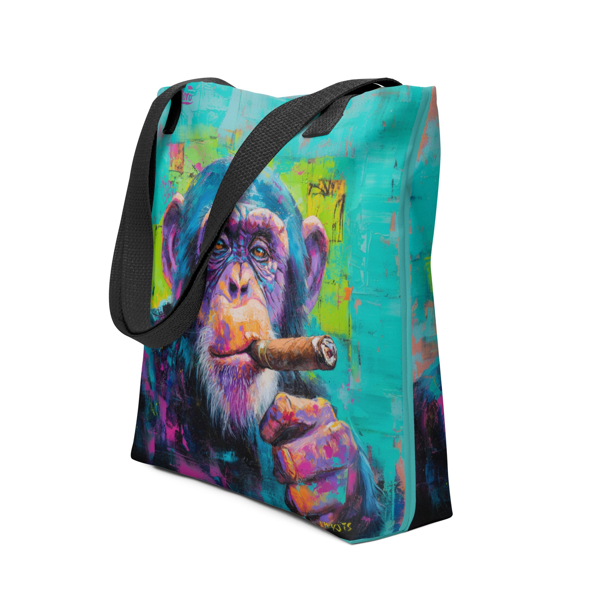Tote Bag Shopping "SMOKING MONKEY" - French Bazar - 8892600_4533