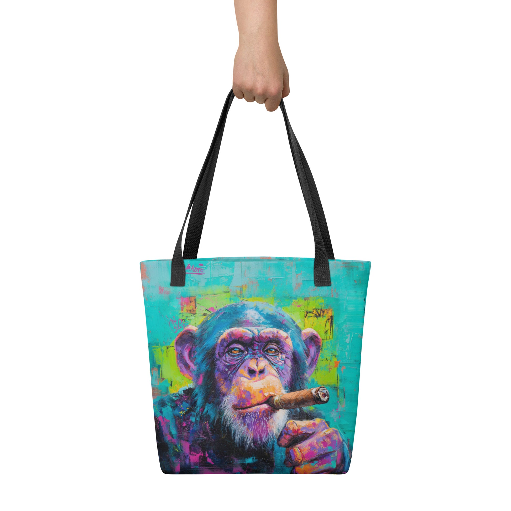 Tote Bag Shopping "SMOKING MONKEY" - French Bazar - 8892600_4533