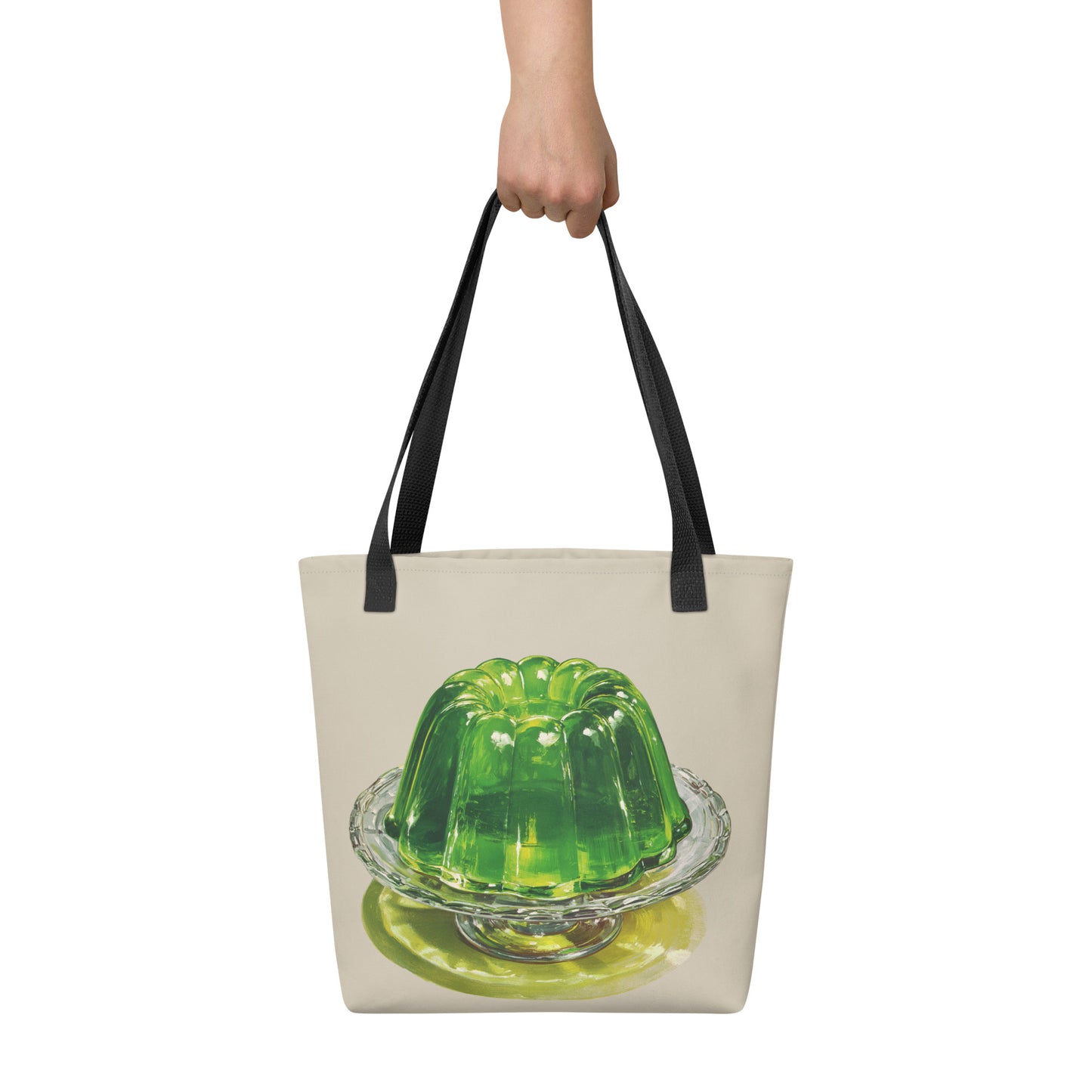 Tote Bag Shopping "GREEN JELLY CAKE"