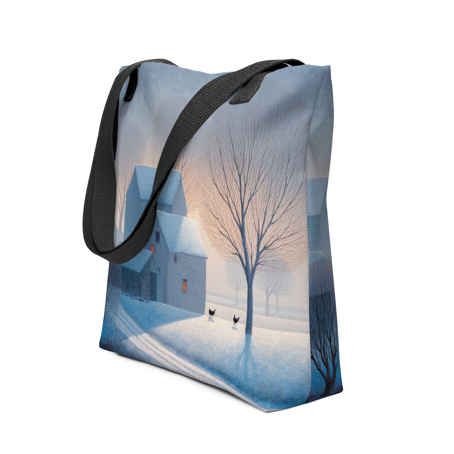 Tote Bag Shopping "FERME EN HIVER"