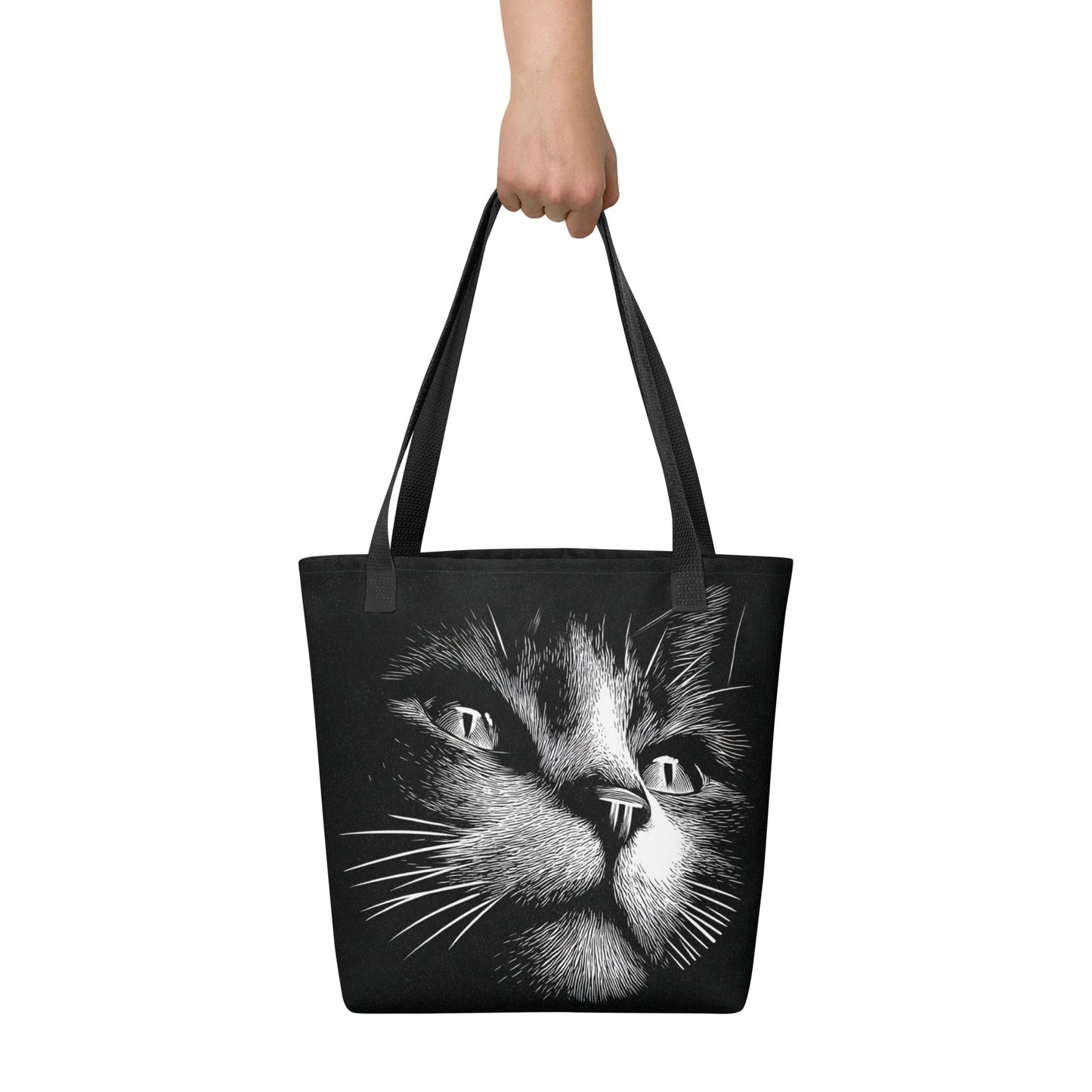 Tote Bag Shopping "CAT HEAD"
