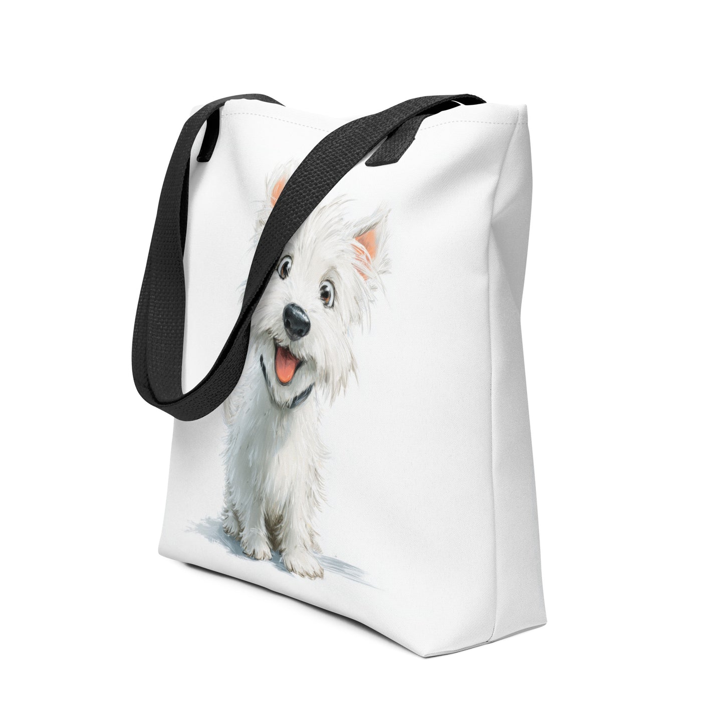 Tote Bag Shopping "TOUTOU BLANC"
