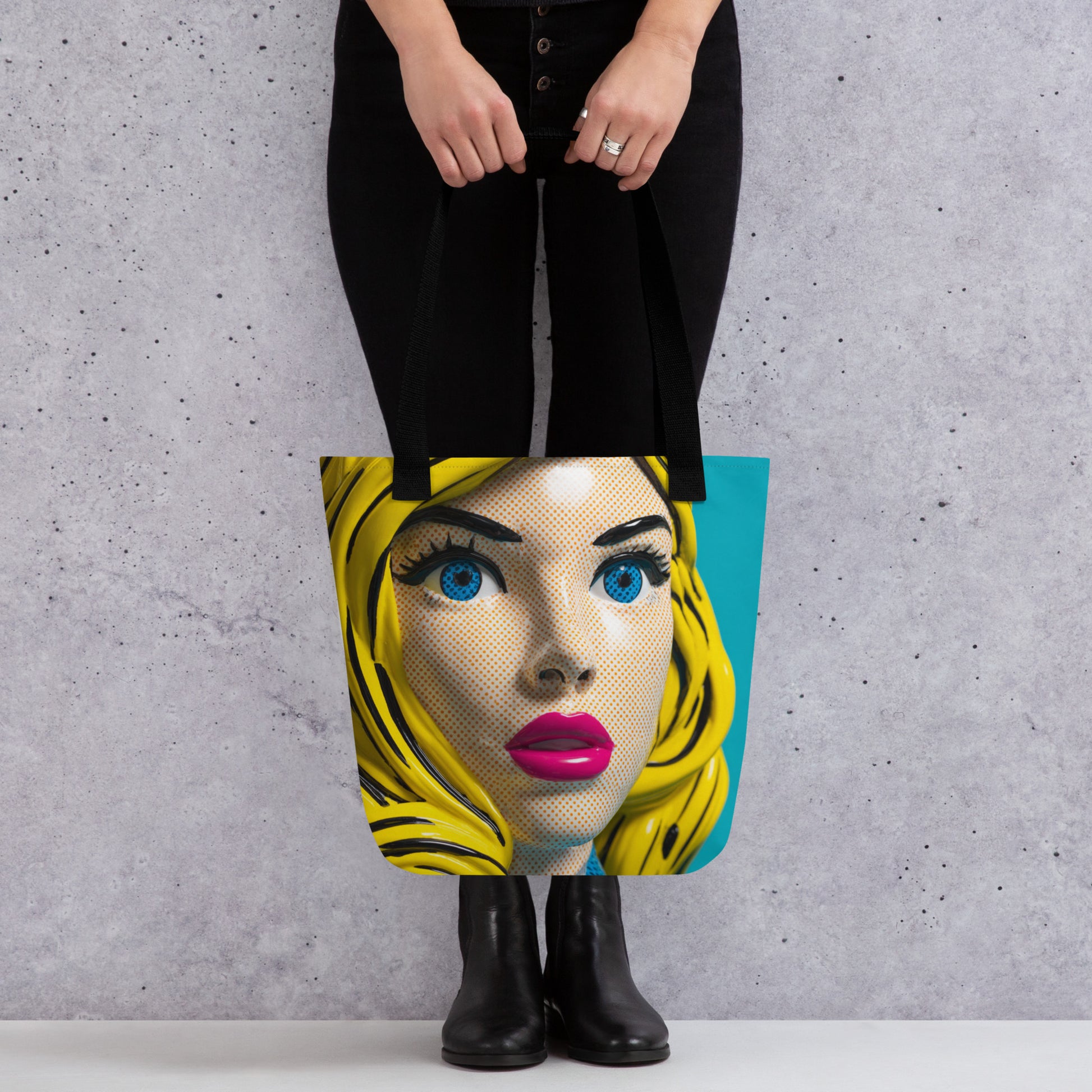 Tote Bag Shopping "POP GIRL" - French Bazar - 8595025_4533