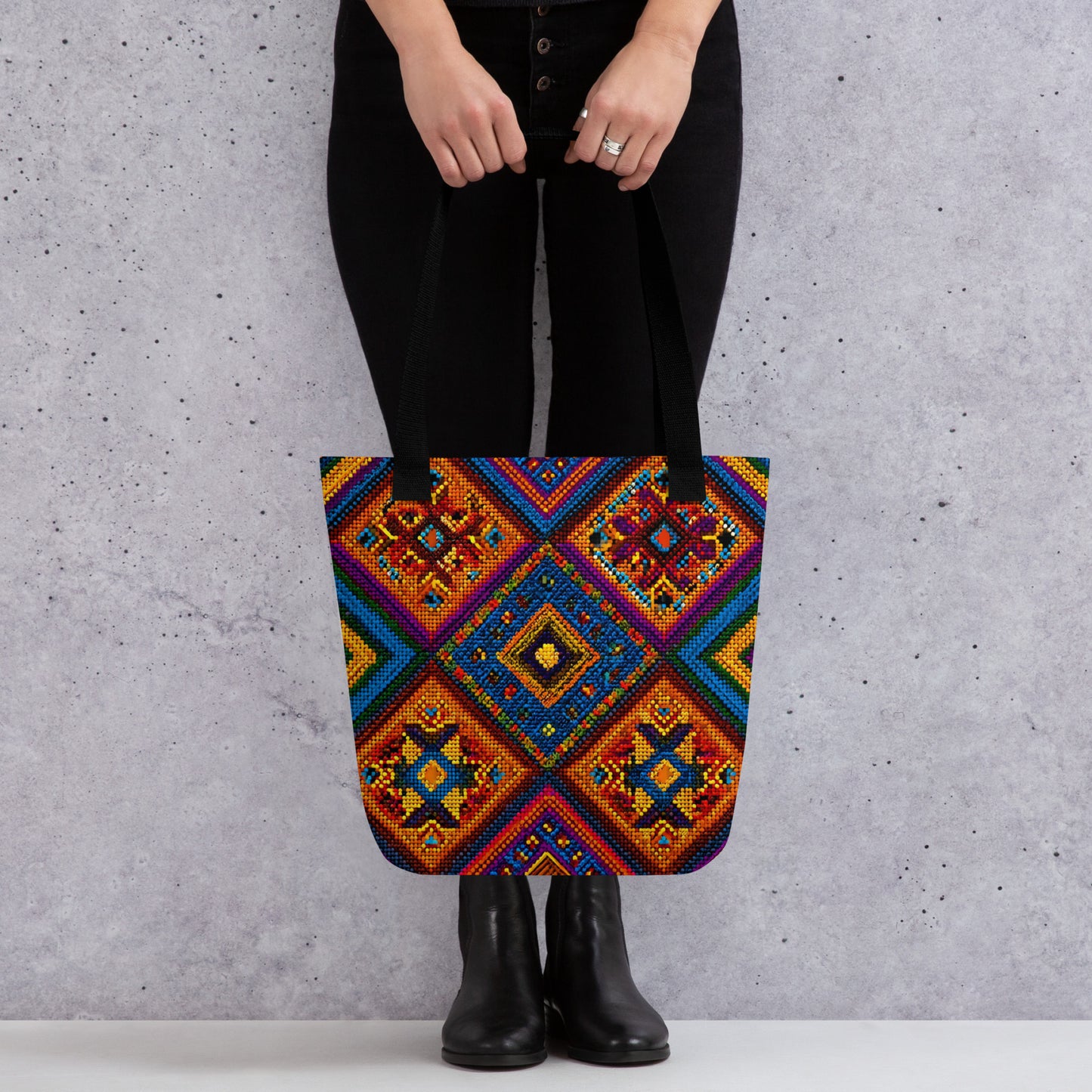 Tote Bag Shopping "MOSAÏQUE AFRICAINE" - French Bazar - 9654869_4533