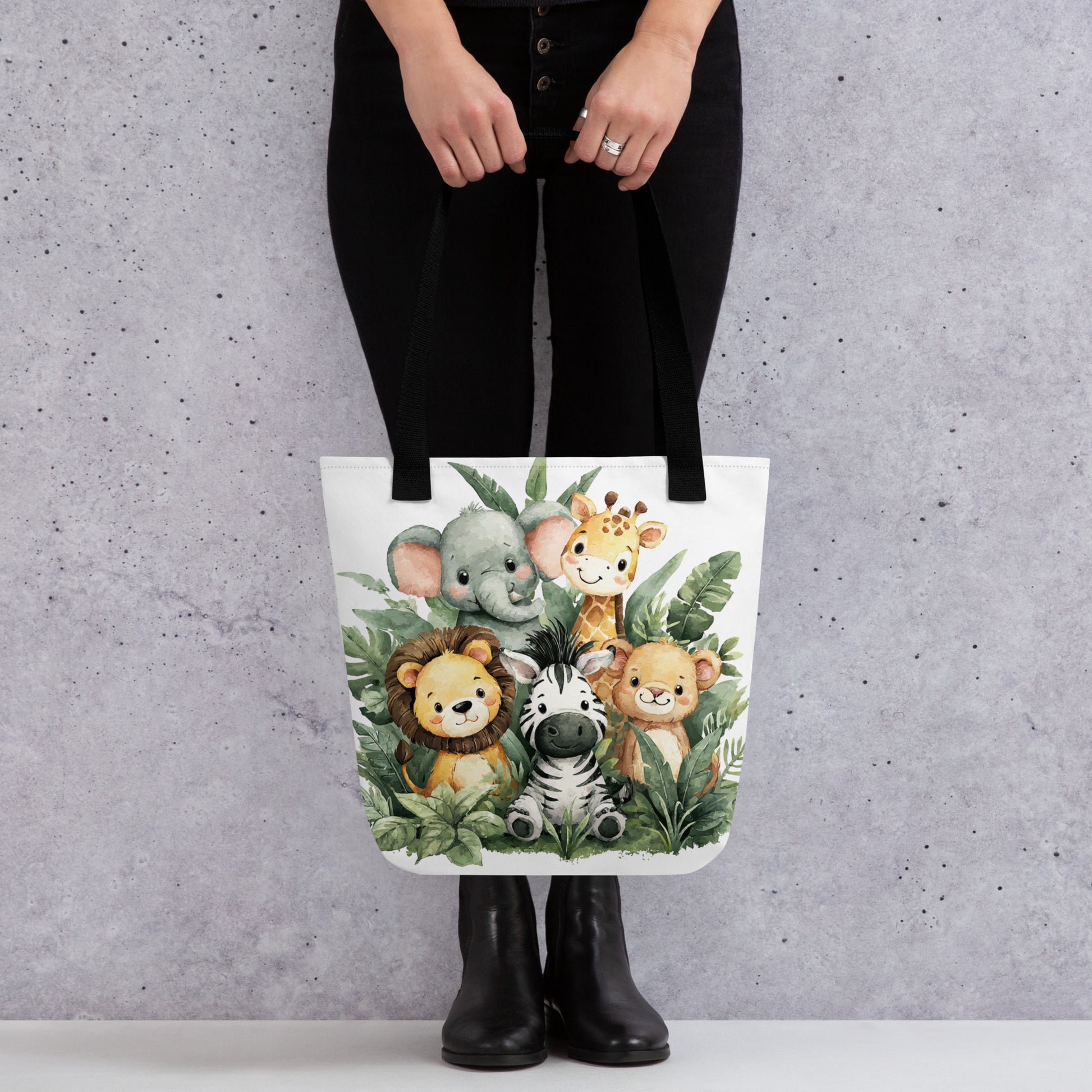 Tote Bag Shopping "JUNGLE KIDS" - French Bazar - 2044351_4533
