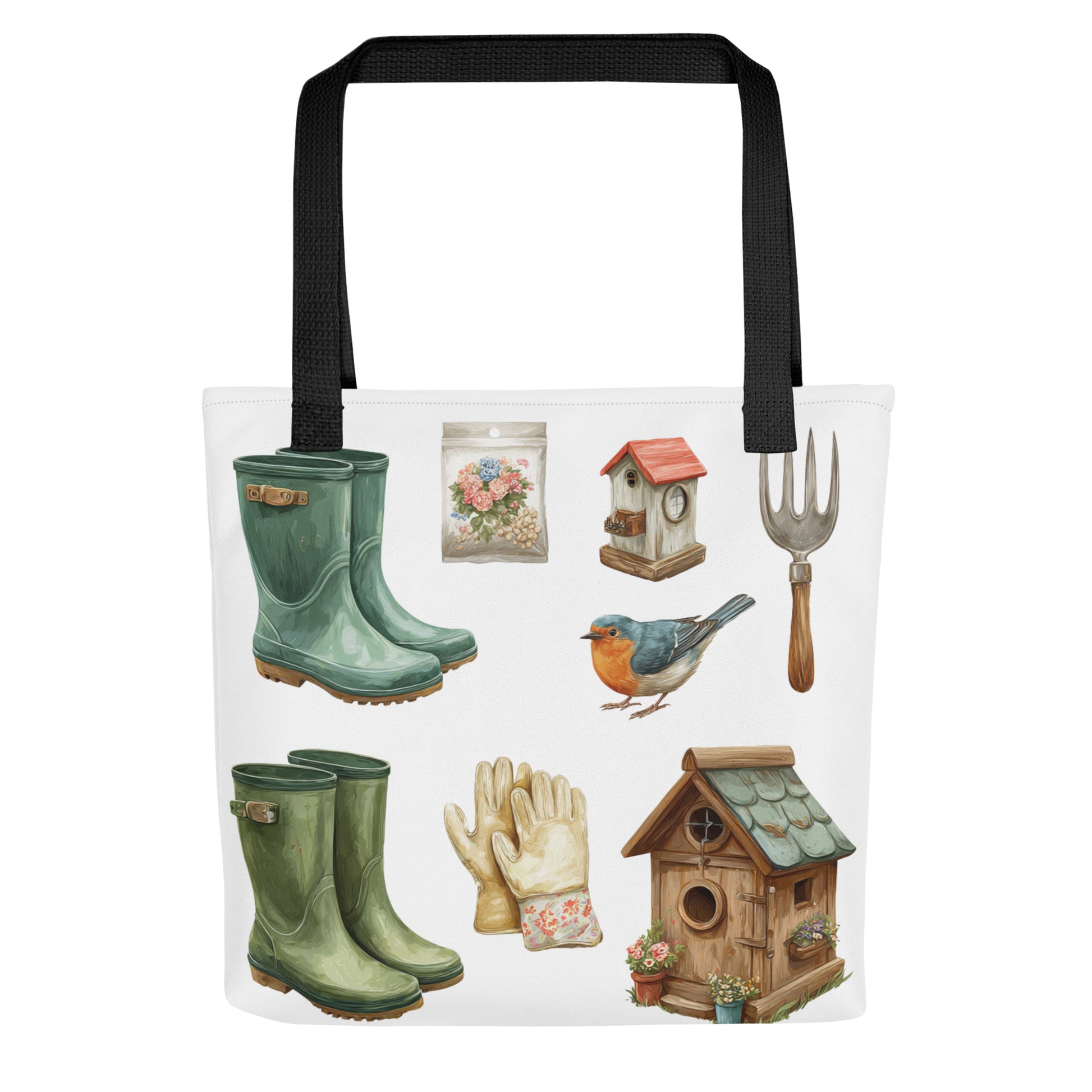 Tote Bag Shopping "AU JARDIN" - French Bazar - 4419309_4533