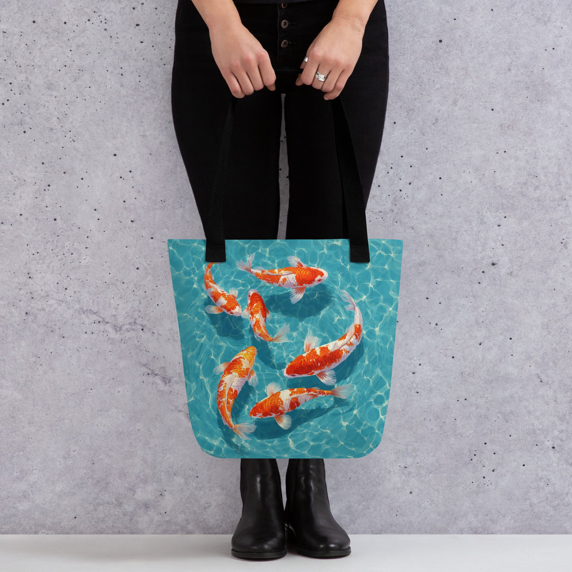 Tote Bag Shopping "CARPES KOI" - French Bazar - 9039805_4533