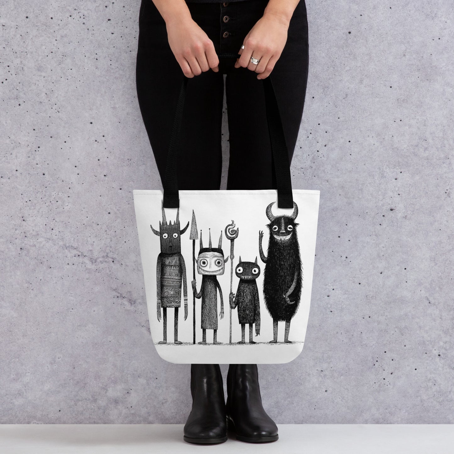 Tote Bag Shopping "ART BRUT" - French Bazar - 9772584_4533