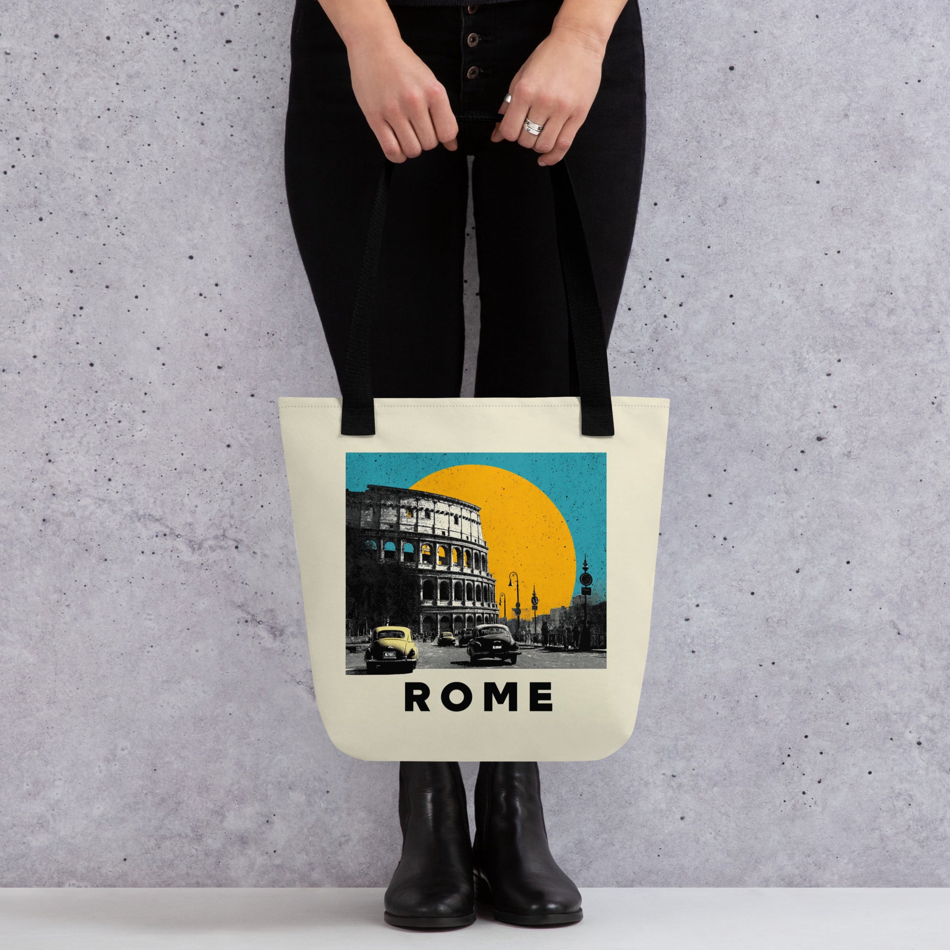 Tote Bag Shopping "ROME" - French Bazar - 3405121_4533