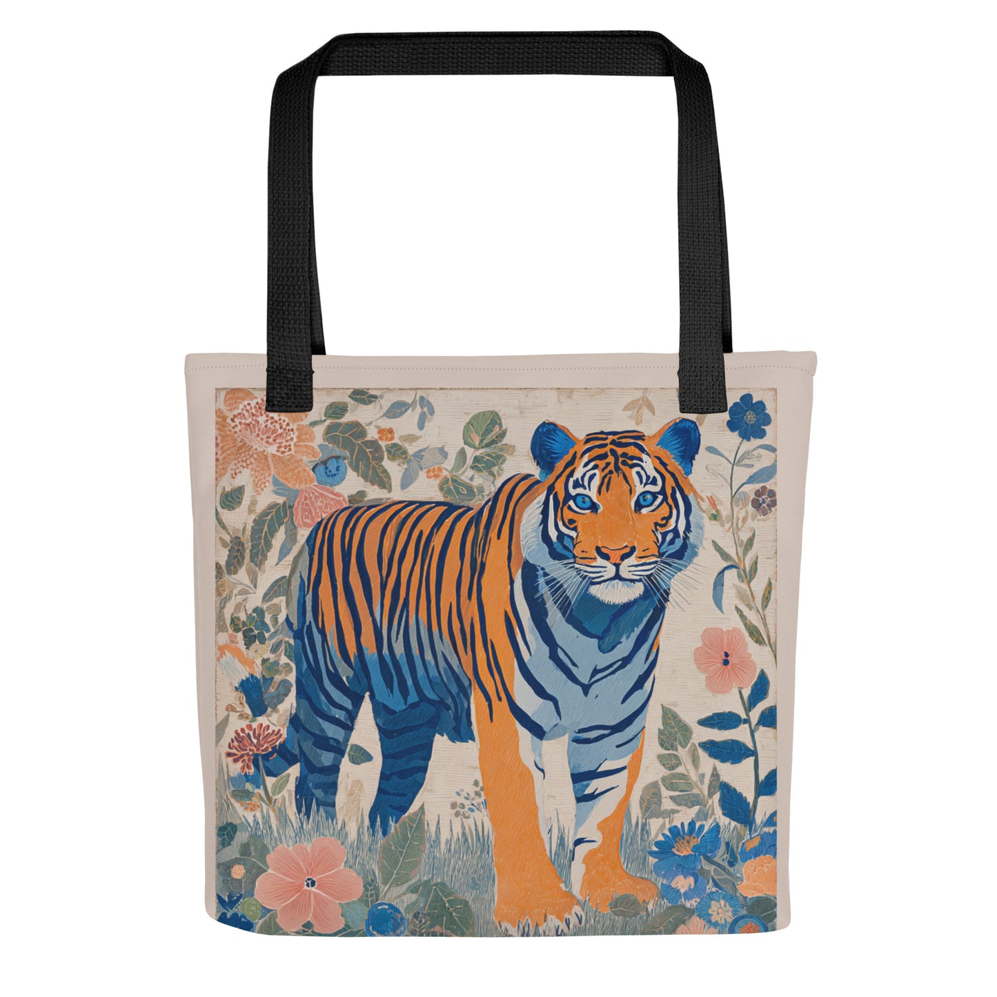 Tote Bag Shopping "BLUE TIGER" - French Bazar - 6999406_4533