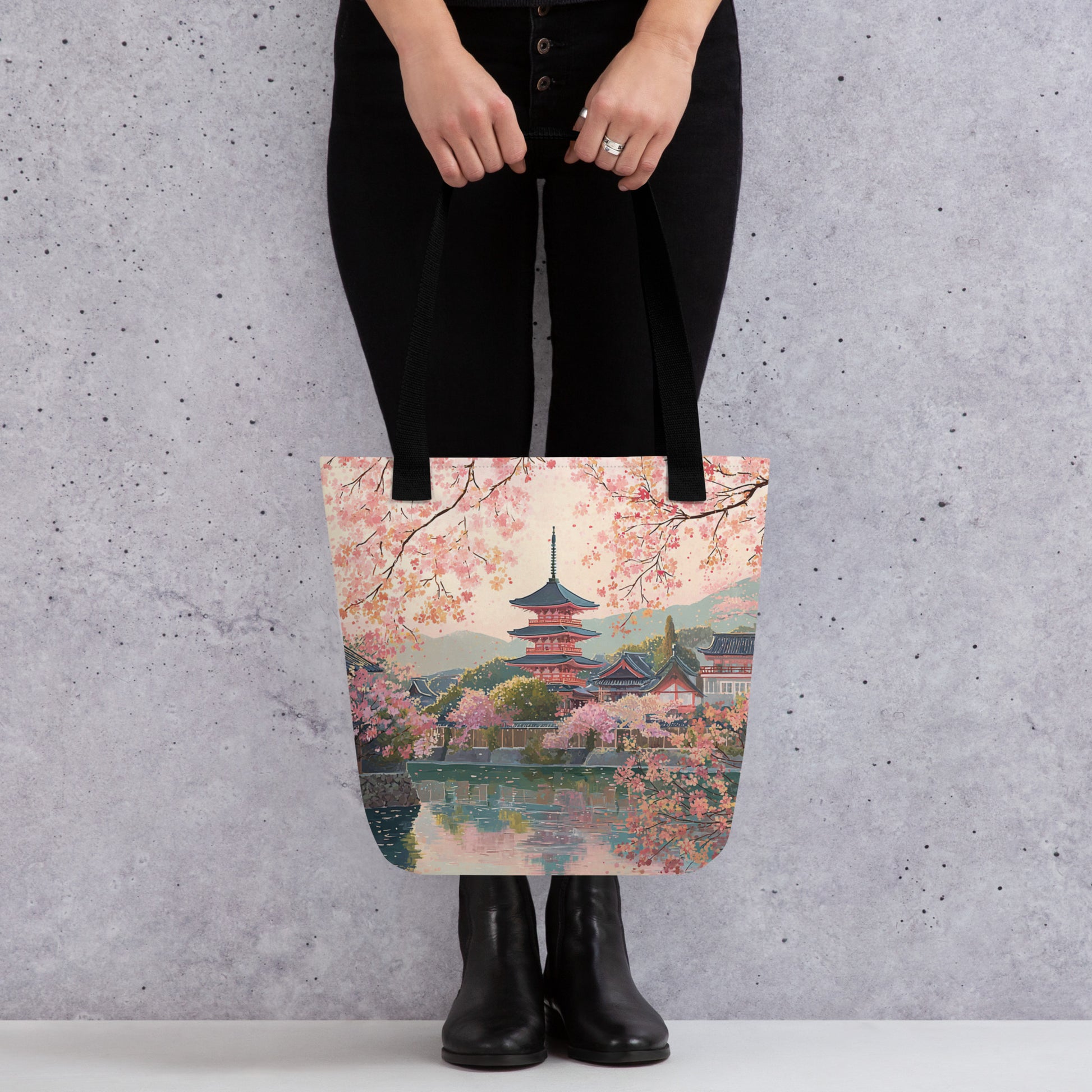 Tote Bag Shopping "TEMPLE JAPONAIS - French Bazar - 2832048_4533