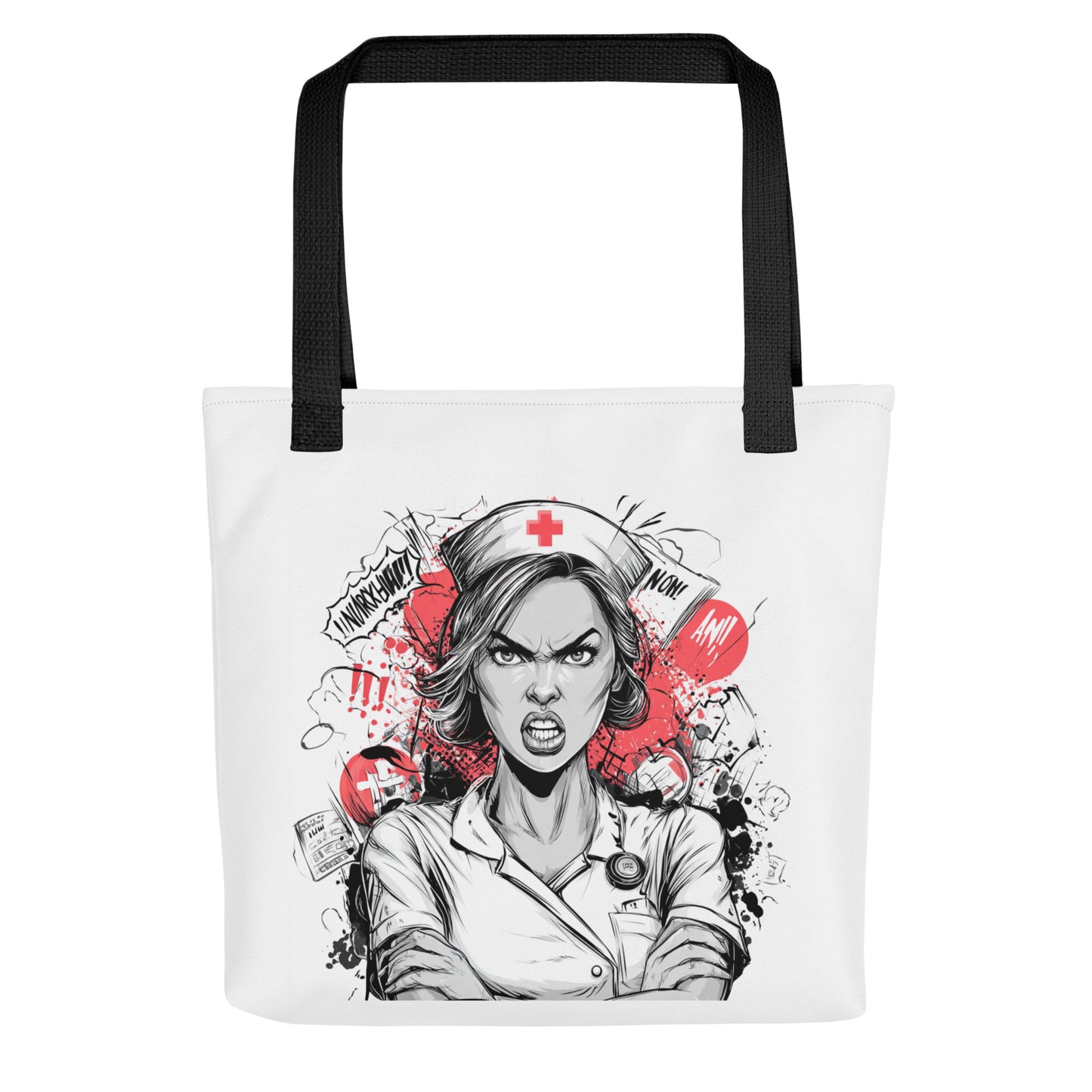 Tote Bag Shopping "INFIRMIÈRES EN COLÈRE" - French Bazar - 3627658_4533