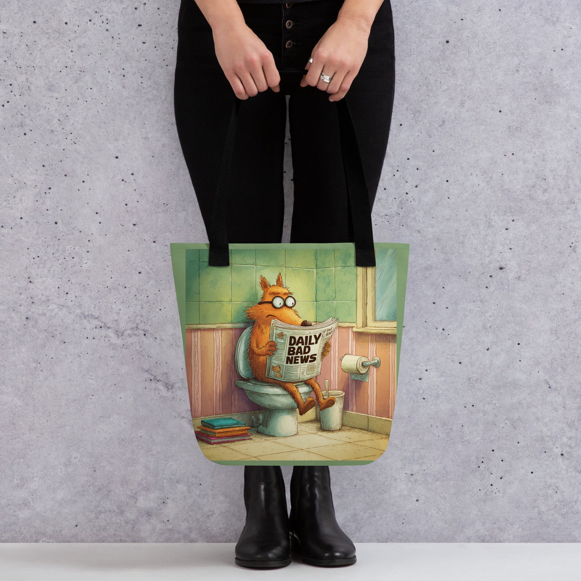 Tote Bag Shopping "DAILY BAD NEWS" - French Bazar - 6295148_4533