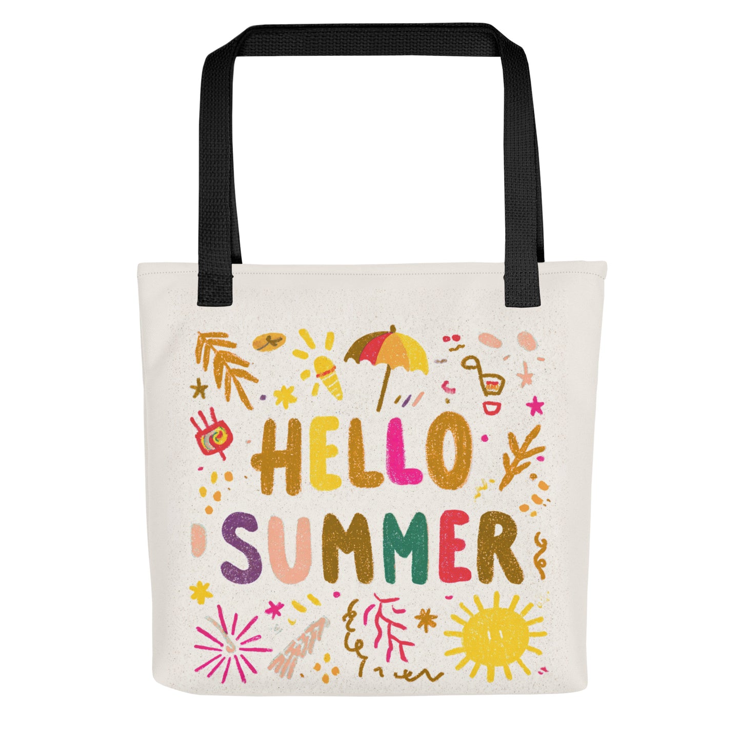 Tote Bag Shopping "HELLO SUMMER" - French Bazar - 8964015_4533