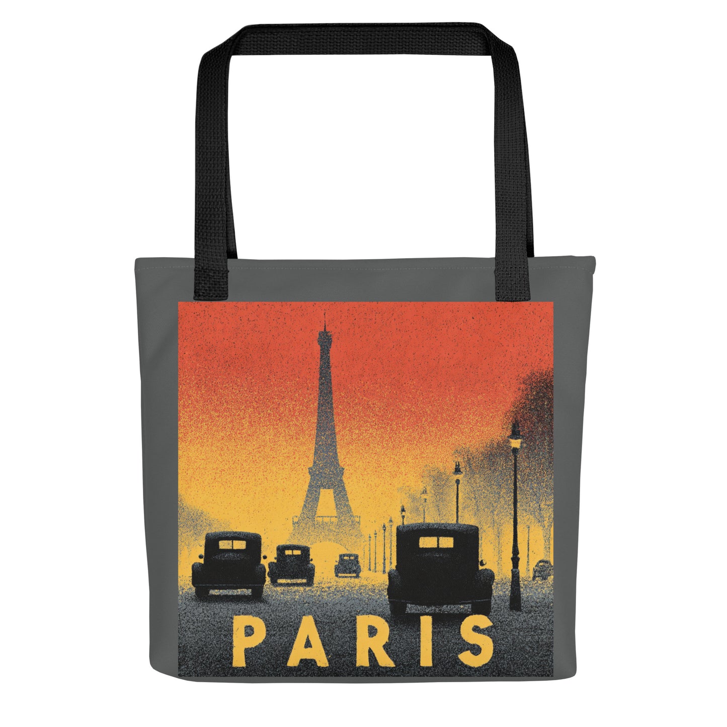 Tote Bag Shopping "PARIS RETRO STREET" - French Bazar - 3909045_4533